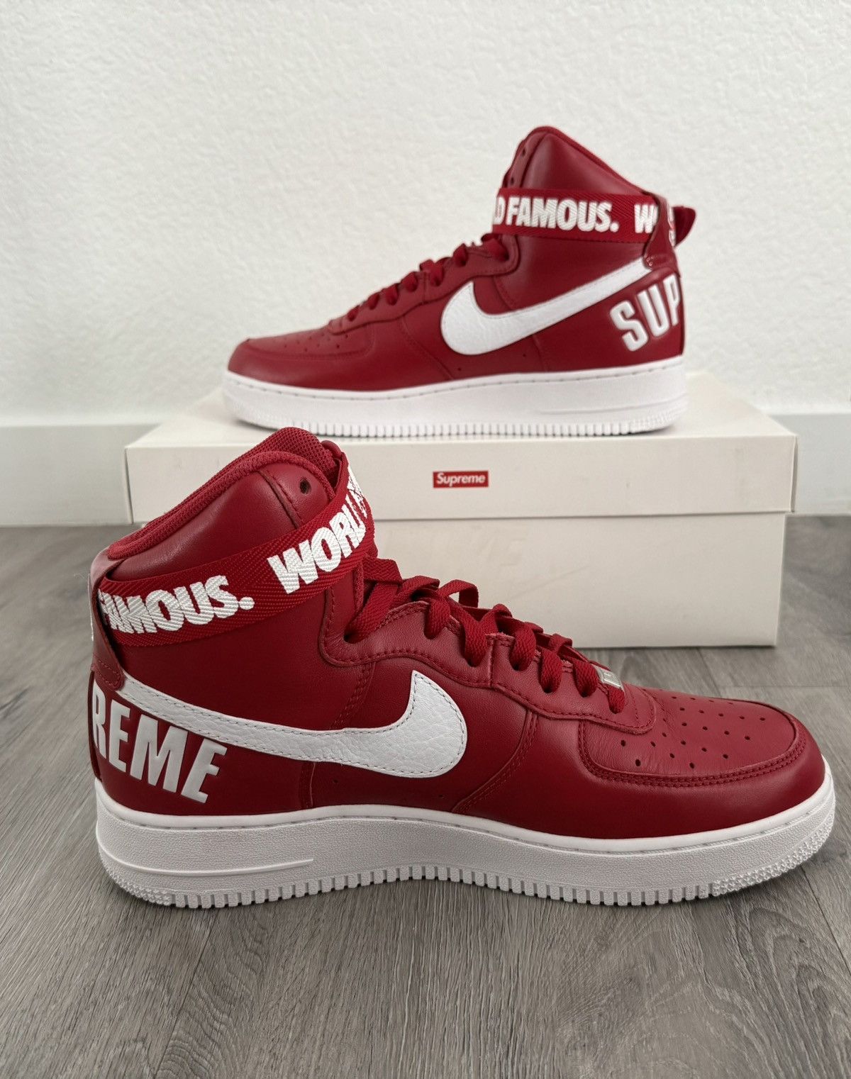 Nike × Supreme Air Forcr 1 High Supreme SP Size US 10 / EU 43 - 3 Thumbnail