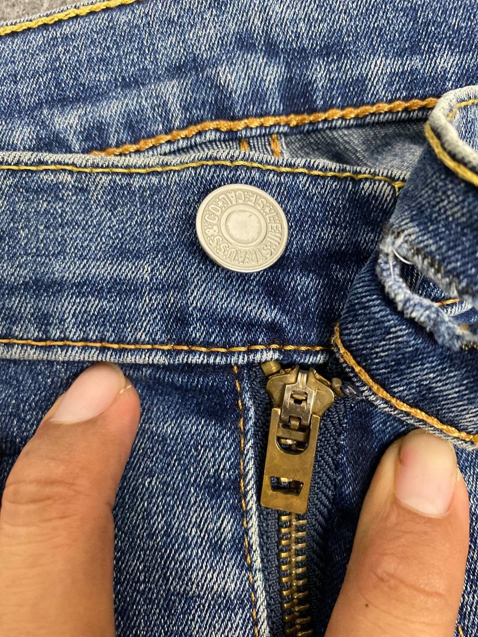 Levi's levis 501 distressed denim nice design Size US 32 / EU 48 - 10 Thumbnail