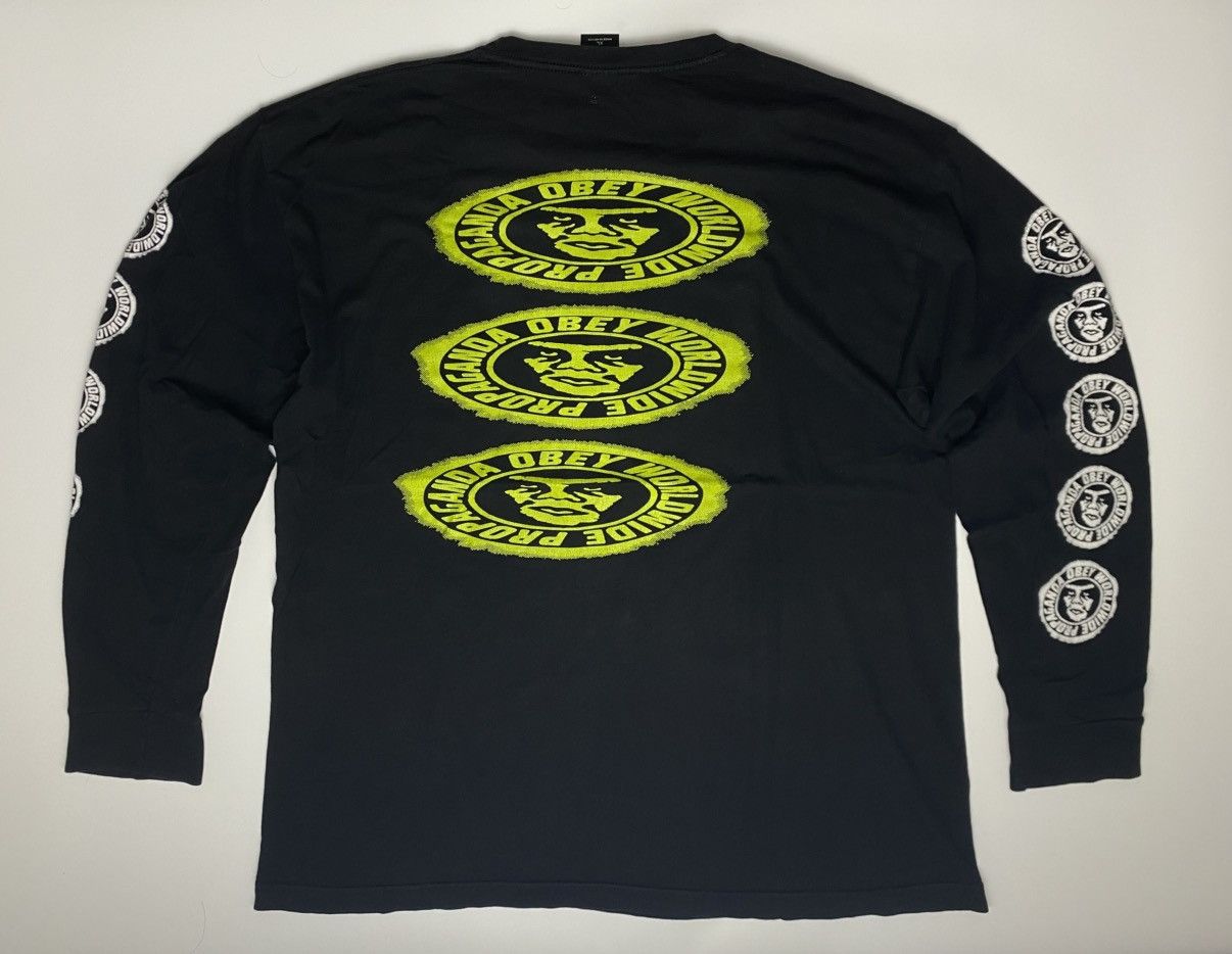 Obey Vintage y2k Obey Big Logo Size US XL / EU 56 / 4 - 2 Thumbnail
