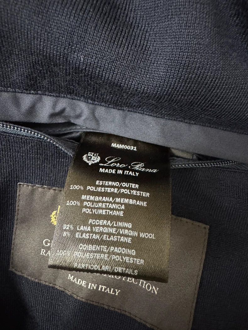 Loro Piana LORO PIANA Solid color collar zipper sleeveless vest Size US L / EU 52-54 / 3 - 8 Thumbnail