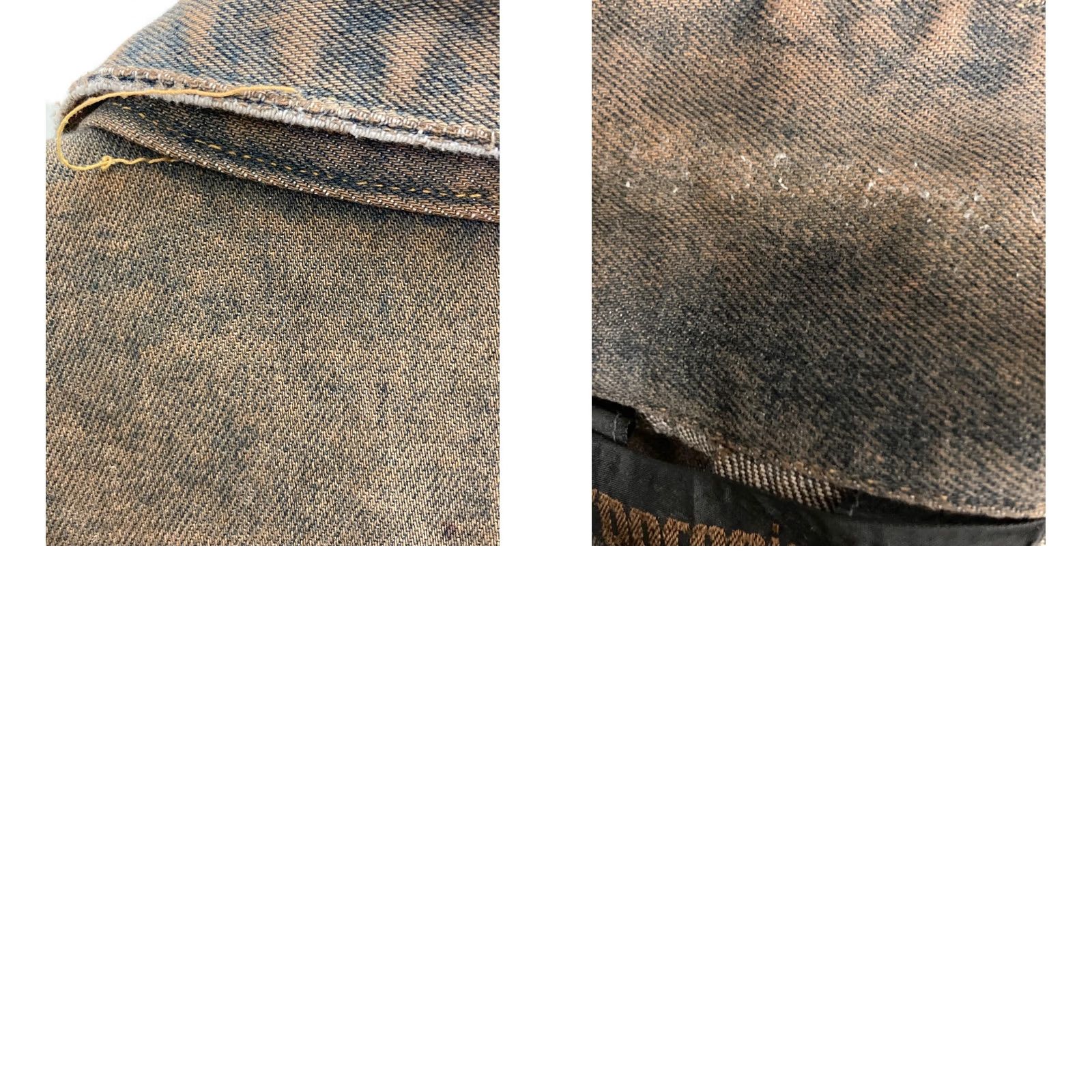 Vintage EXPRESSIONS Denim Jacket Men Size M Brown Jacket Size US M / EU 48-50 / 2 - 8 Thumbnail