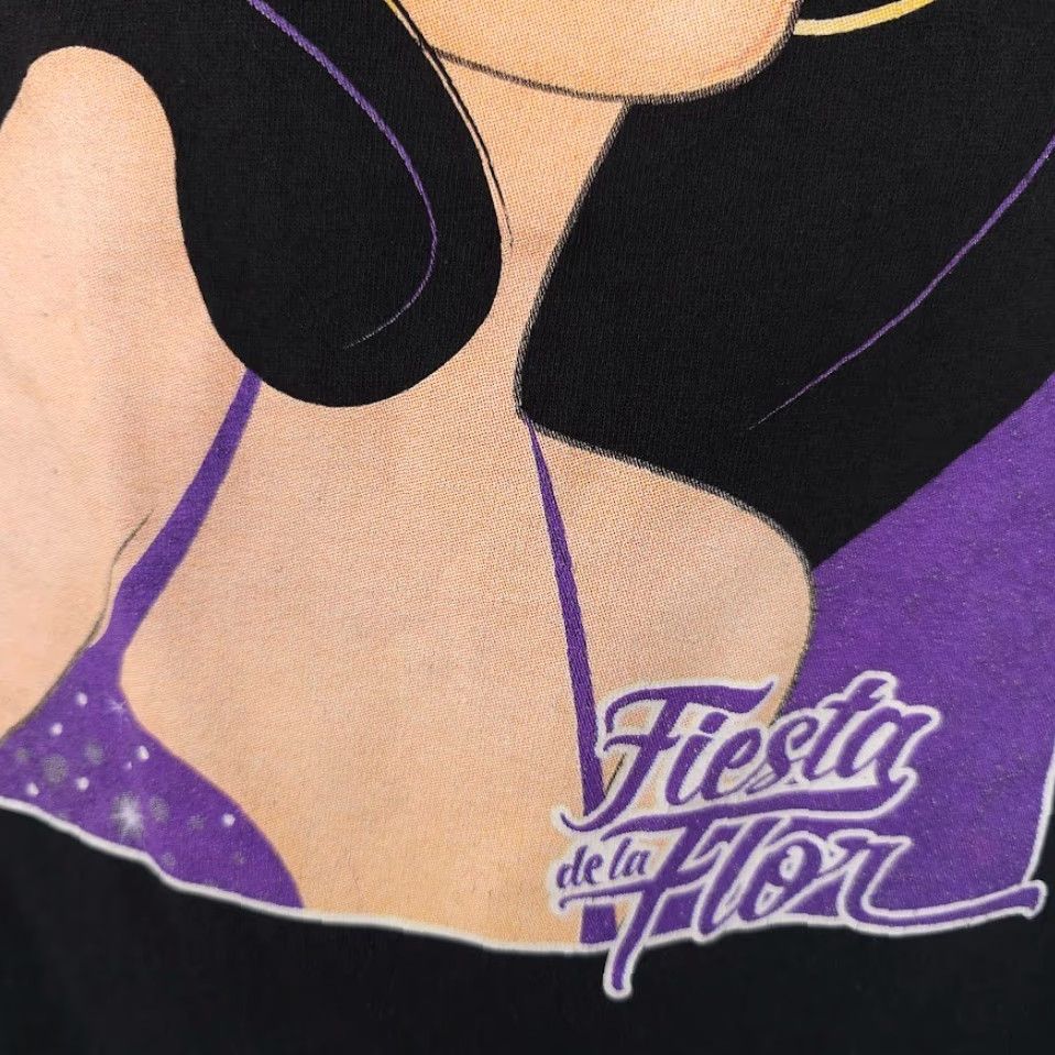 Gildan Fiesta De La Flor T Shirt Mens Size Small Black Selena Queen Of Tejano Music Gildan Cotton Crew Neck Short Sleeve Shirt Mockup? Size US S / EU 44-46 / 1 - 4 Thumbnail