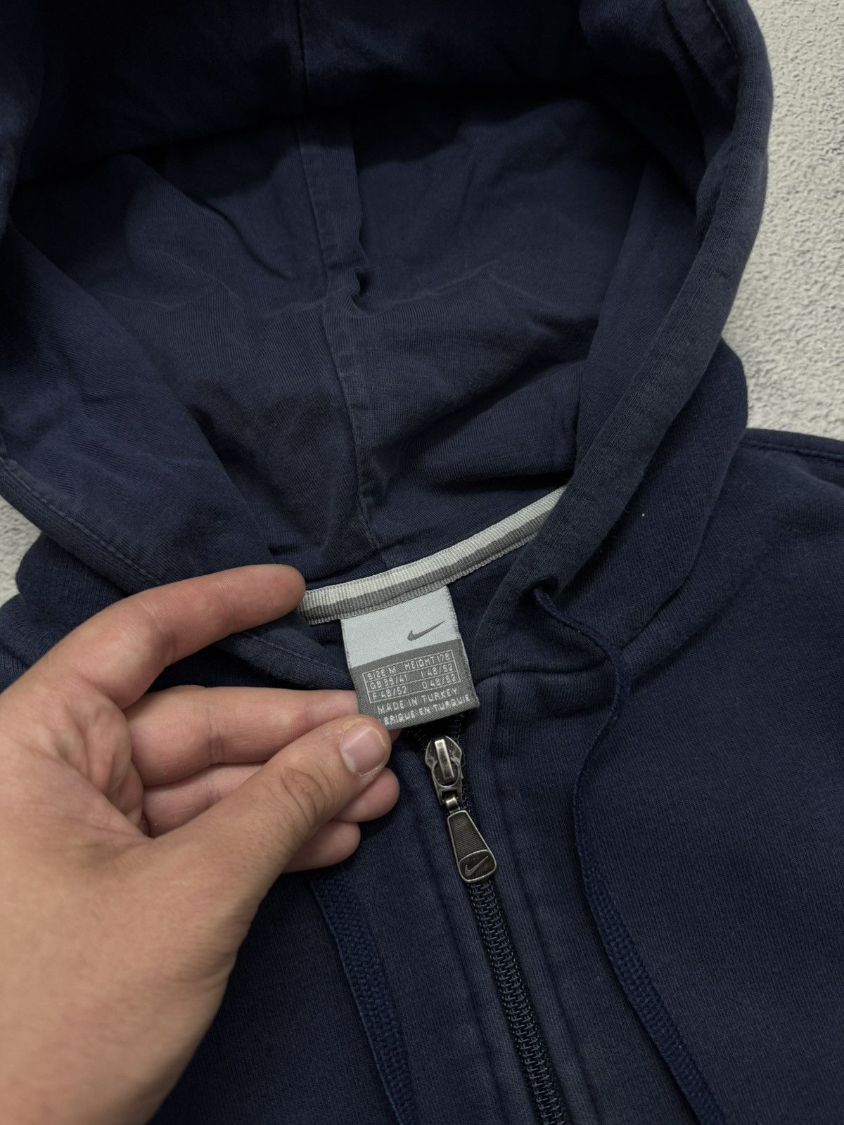 Nike Vintage Y2k Nike Mini Swoosh Basic Zip-Hoodie 00’s Size US M / EU 48-50 / 2 - 9 Thumbnail