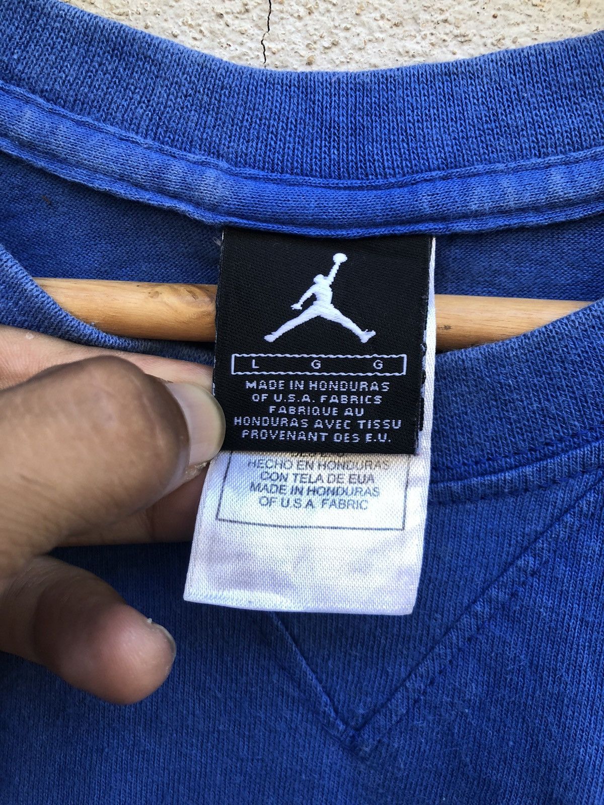 Nike × Vintage 2000s Vintage Nike Air Jordan Flight Tshirt Size US L / EU 52-54 / 3 - 3 Thumbnail
