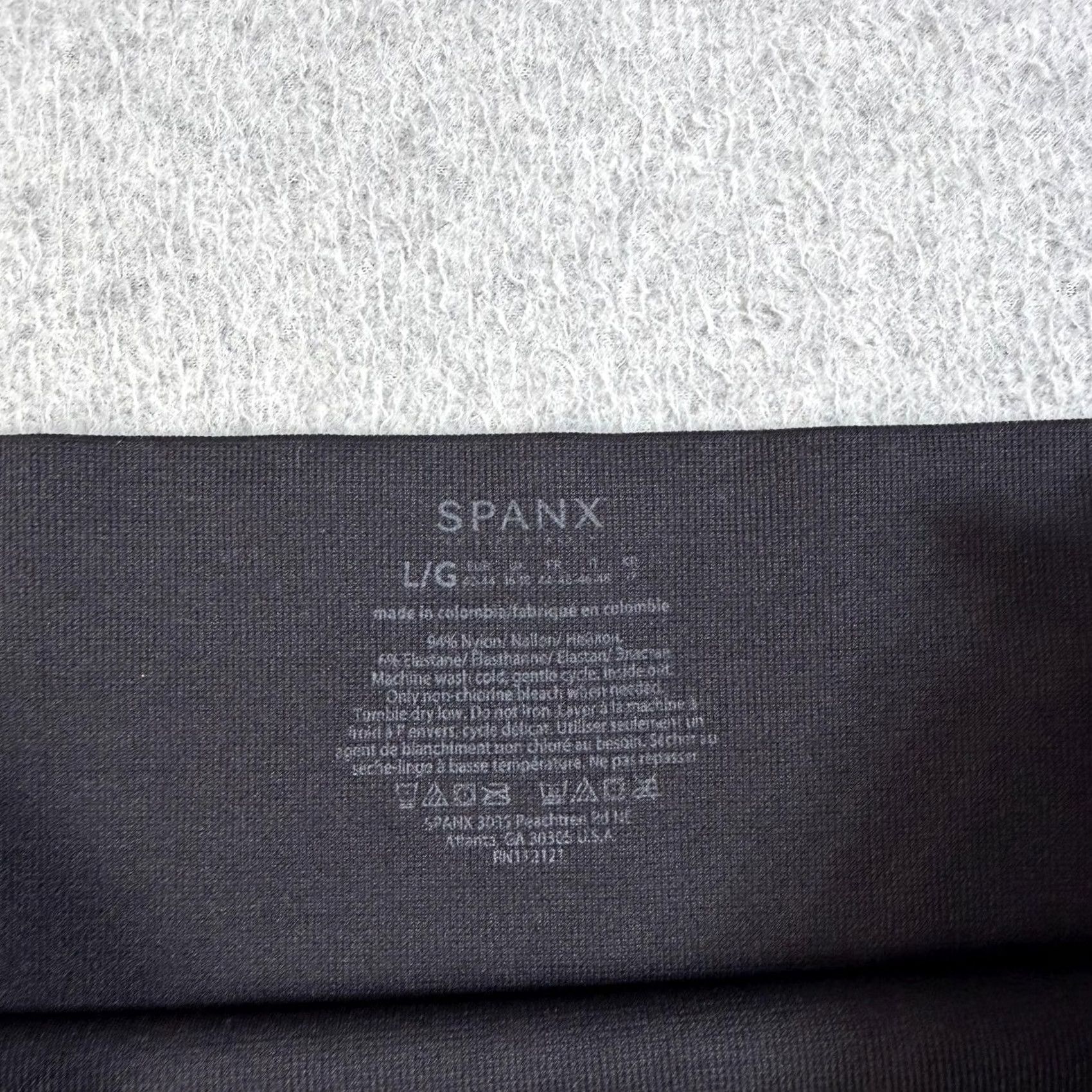 Spanx Spanx Leggings Women L Black High Rise Ankle Shaping Tummy Control Slimming Slim Knit Size 36" / US 14 / IT 50 - 3 Thumbnail