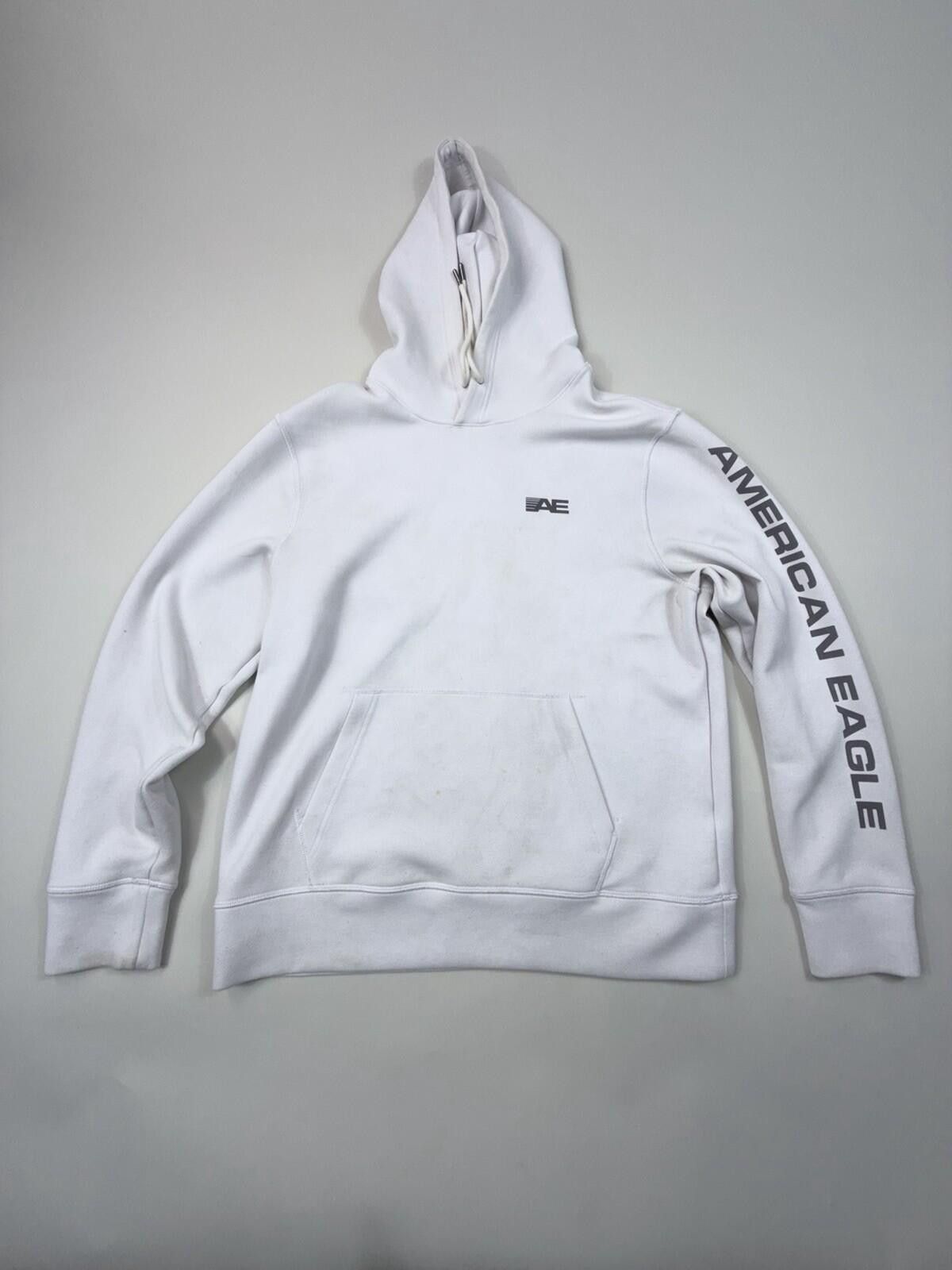 American Eagle Outfitters White American Eagle Outfitters Fleece Hoodie Size M Size US M / EU 48-50 / 2 - 1 Thumbnail