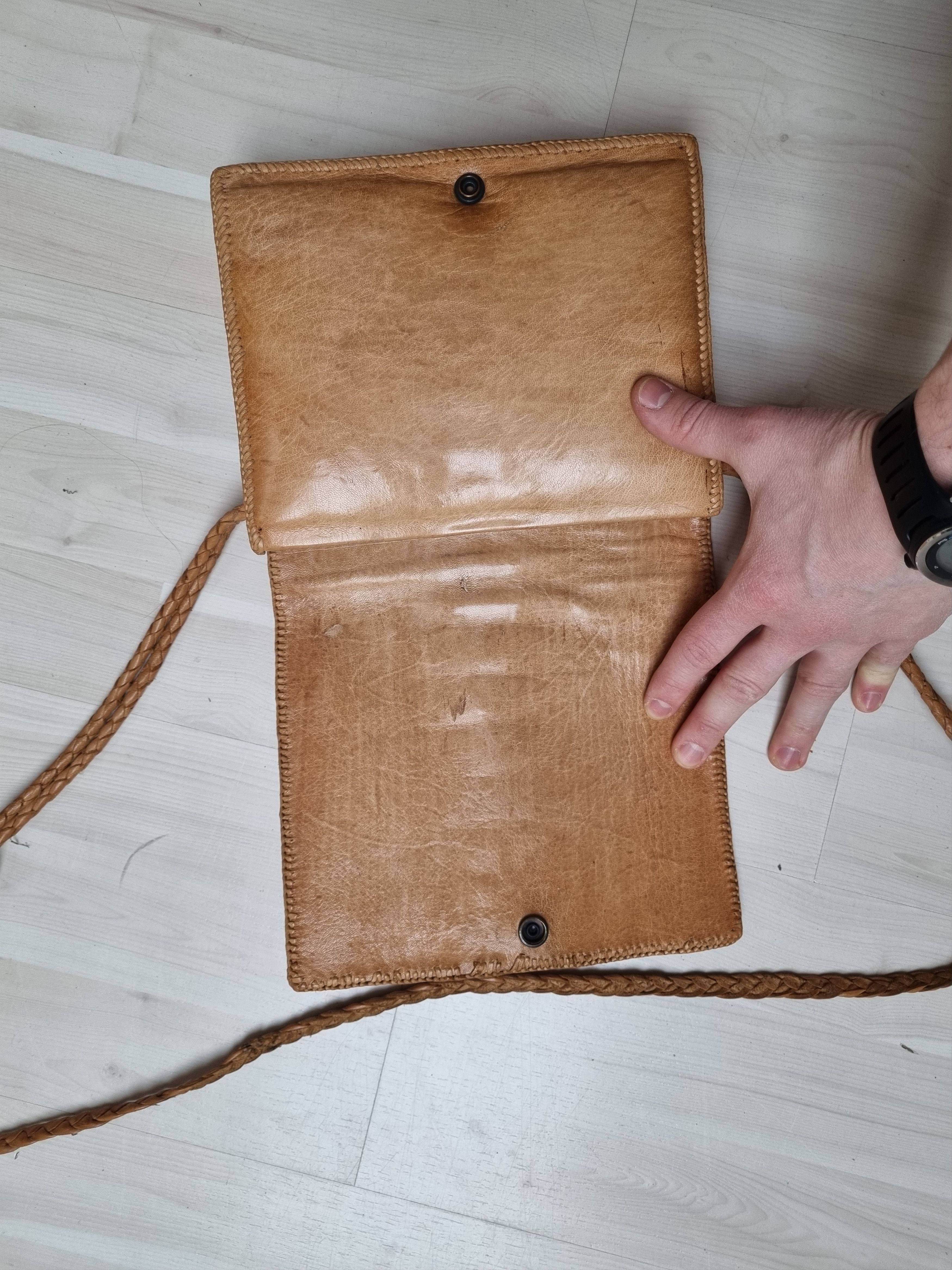 Handmade Vintage Genuine Alligator Shoulder Purse Clutch crocodile Size ONE SIZE - 13 Thumbnail