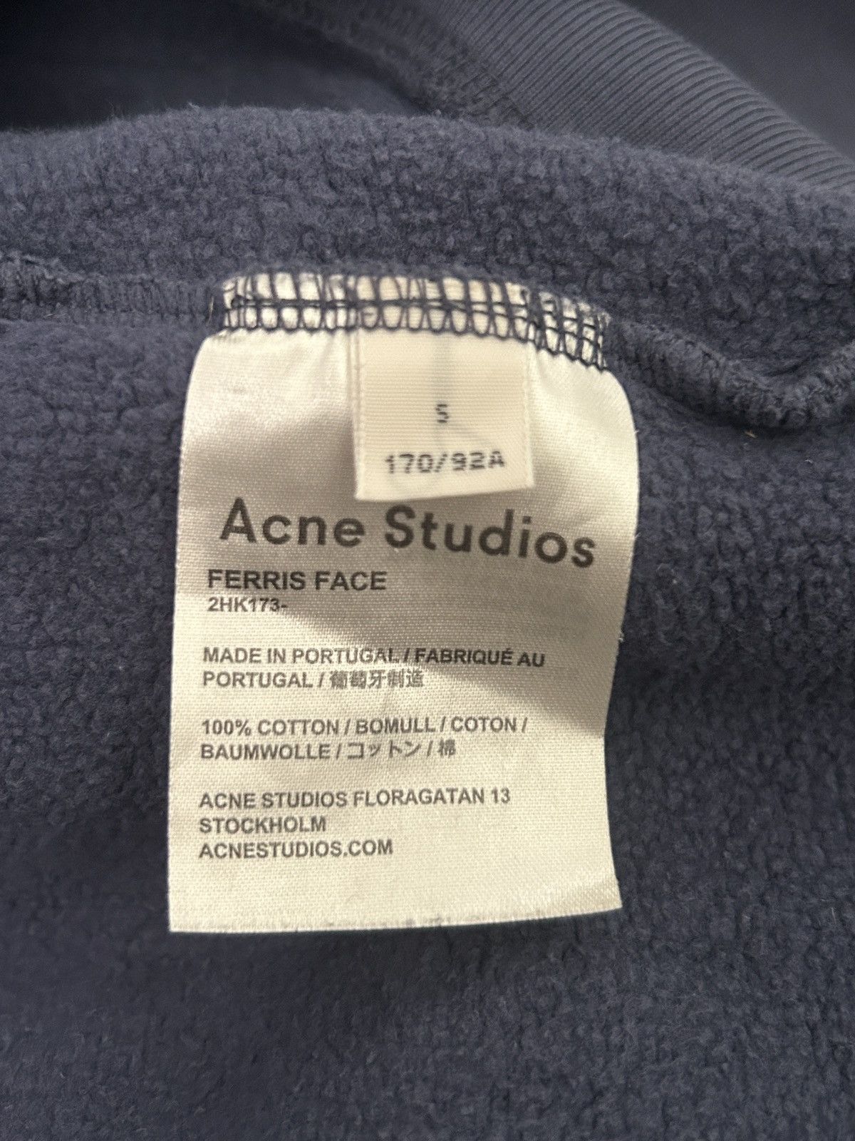 Acne Studios Acne studios Ferris Face sweatshirt Size US S / EU 44-46 / 1 - 4 Thumbnail