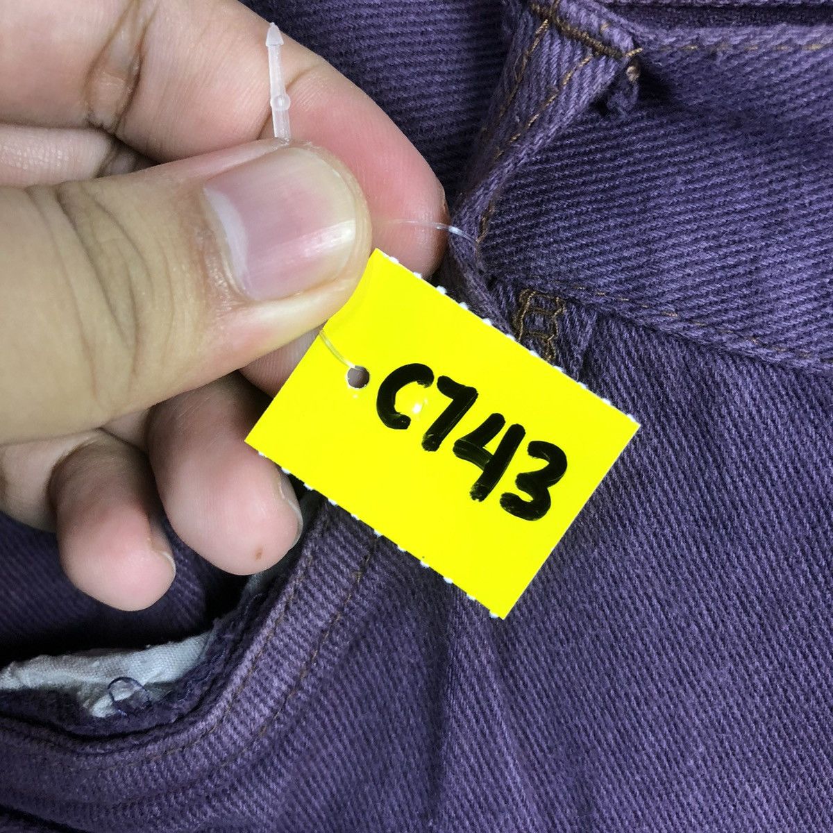 Japanese Brand DL Jungle Strom double waist rapper Purple Cargo Pants #C743 Size US 30 / EU 46 - 10 Thumbnail