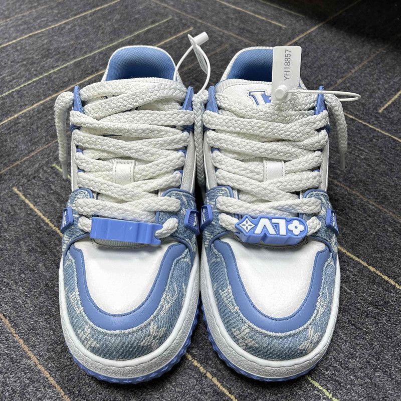 Louis Vuitton Louis Vuitton Trainer Maxi Low-top Sneakers for Women -2505 Size US 8.5 / IT 38.5 - 2 Thumbnail