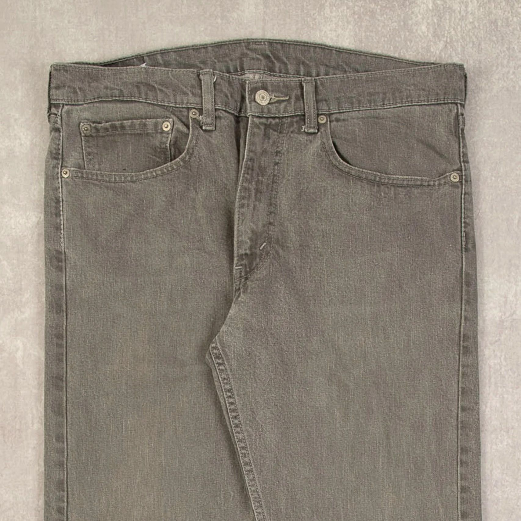 Levi's VINTAGE Levi's 505 Jeans Mens Grey Denim Regular Straight W34 L30 Size US 34 / EU 50 - 3 Thumbnail