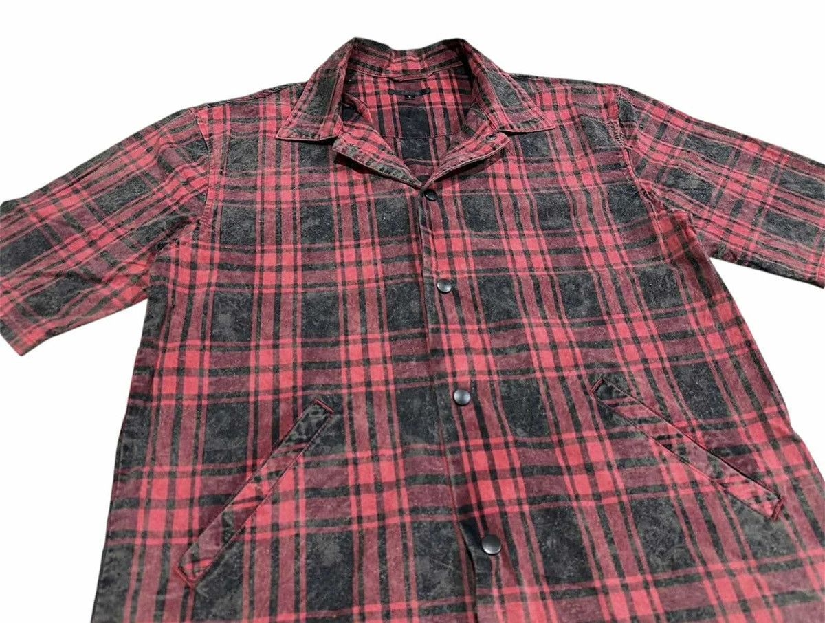 Hysteric Glamour × If Six Was Nine × Japanese Brand 🔥Sick Y2K Bike Star Dust Flannel Shirt Punk Size US L / EU 52-54 / 3 - 3 Thumbnail