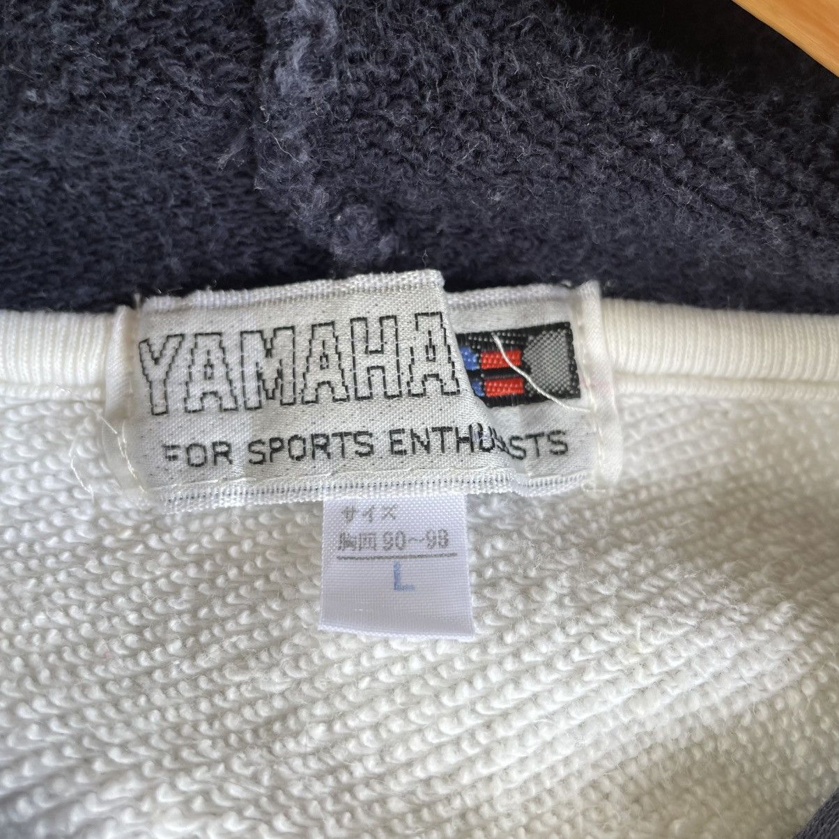 Yamaha 🔥🇯🇵80s Yamaha Team Big Spellout Half Zipper Pullover Hoodie Size US M / EU 48-50 / 2 - 20 Thumbnail