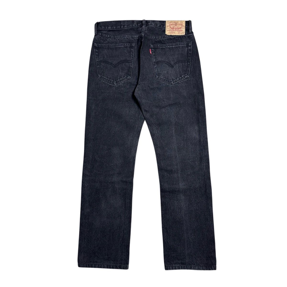 Levi's × Supreme Jeans Levis X Supreme -SS17 505 Black Wash Size US 31 - 2 Thumbnail