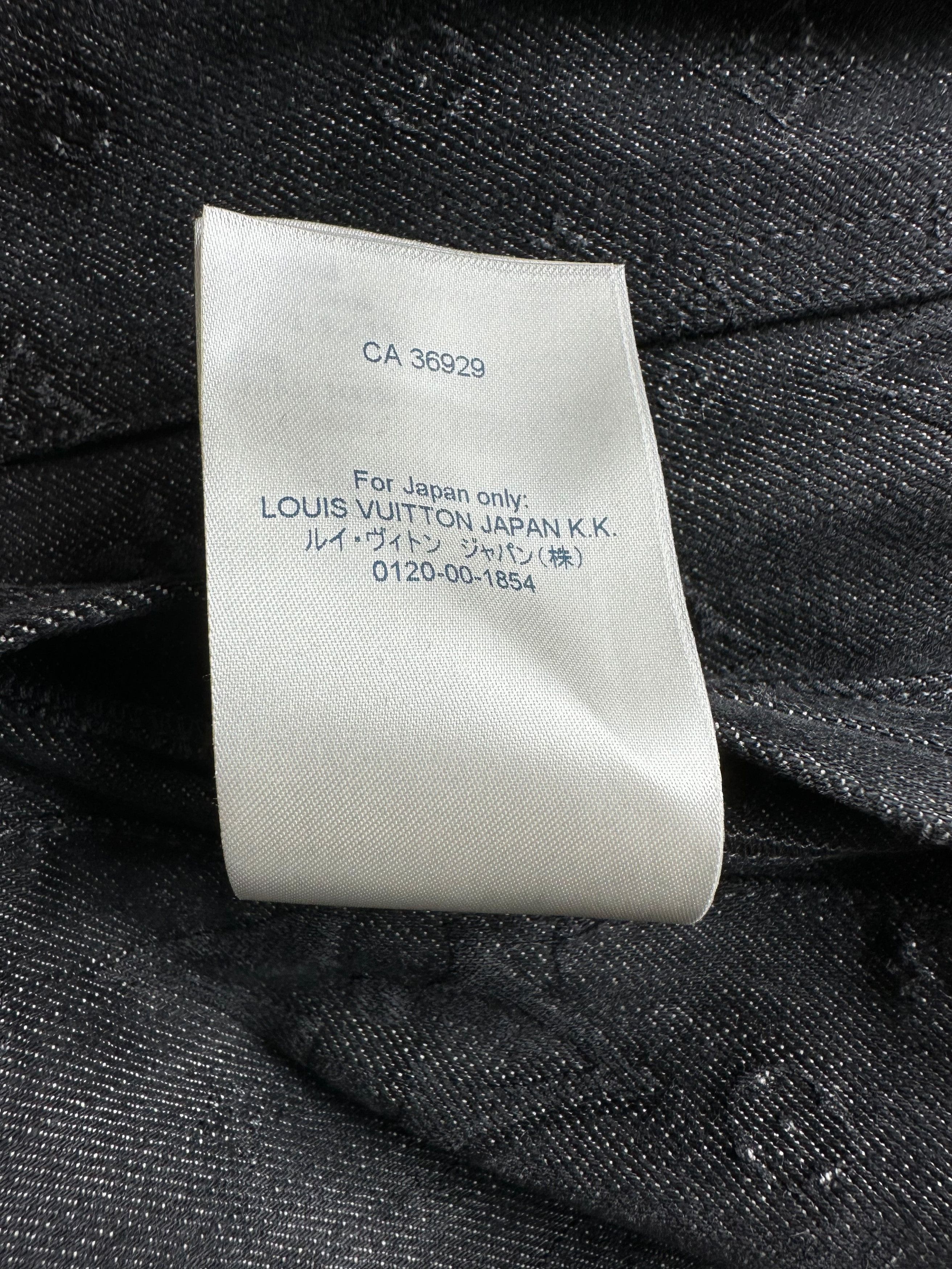 Louis Vuitton Louis Vuitton Black DNA Monogram Denim Jacket Size US M / EU 48-50 / 2 - 8 Thumbnail