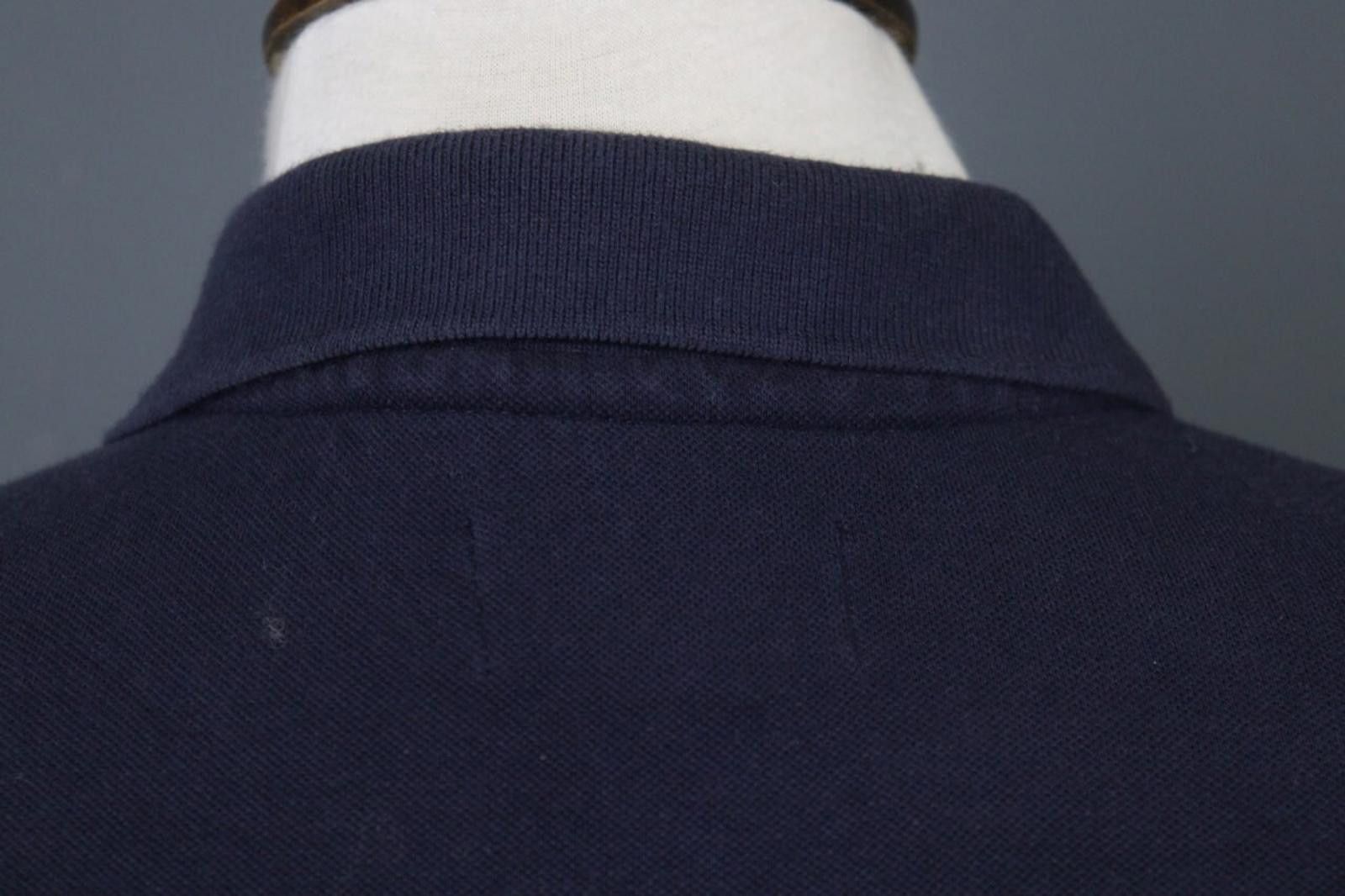 Polo Ralph Lauren Polo Ralph Lauren Navy Cotton Popover Polo Shirt Size M Size US M / EU 48-50 / 2 - 11 Thumbnail