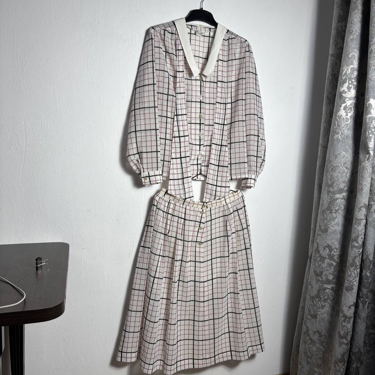 Other 80’s Gérald Pasquier Paris W’s 2-Piece Set Skirt & Blouse Size XL / US 12-14 / IT 48-50 - 3 Thumbnail
