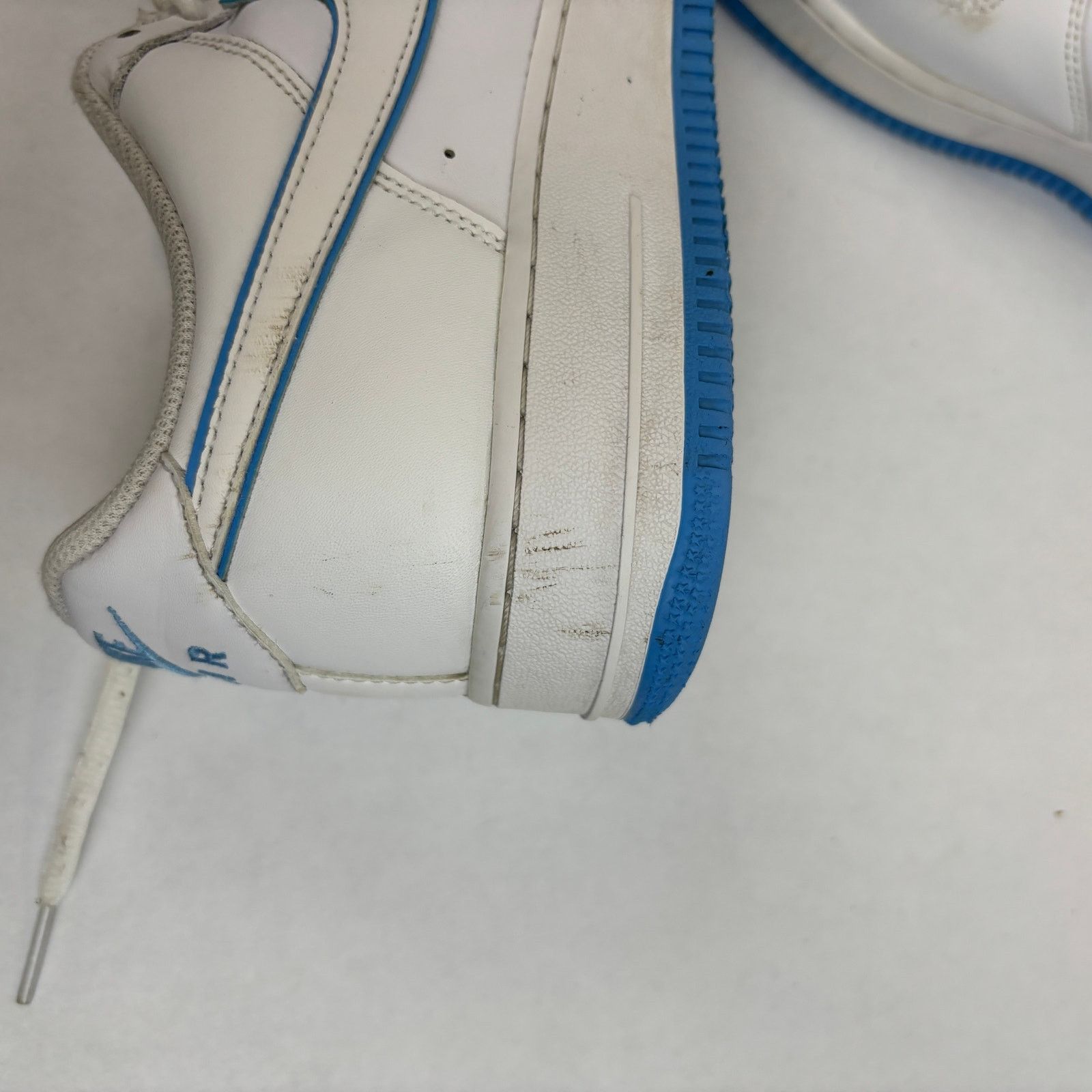 Nike Nike Air Force 1 '07 Low White University Blue Shoes 9.5 Size US 9.5 / EU 42-43 - 13 Thumbnail