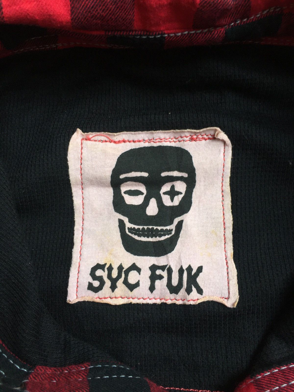 14th Addiction 2000s Syc Fuk Gothic Skull Patch Size M / US 6-8 / IT 42-44 - 6 Thumbnail