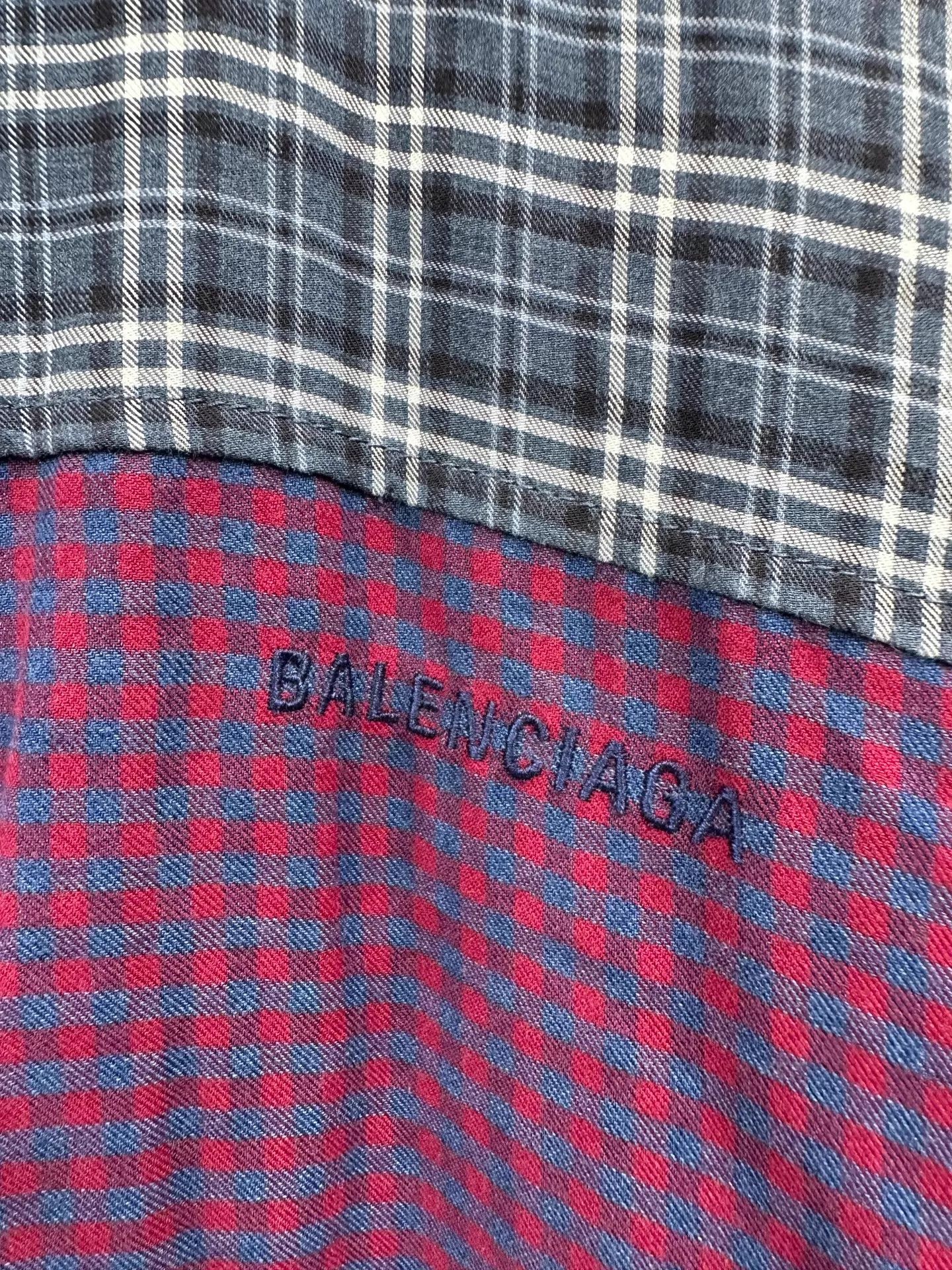 Balenciaga Balenciaga 18SS Check-Panel Track Jacket Size 46 Size US S / EU 44-46 / 1 - 4 Thumbnail