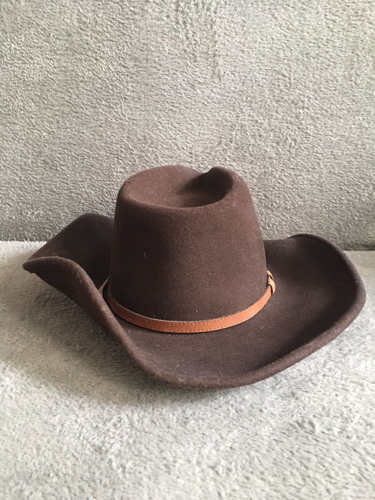 Stetson Stetson Vintage Keeline Brown Wool Cowboy Hat Size S/55 cm Size ONE SIZE - 3 Thumbnail
