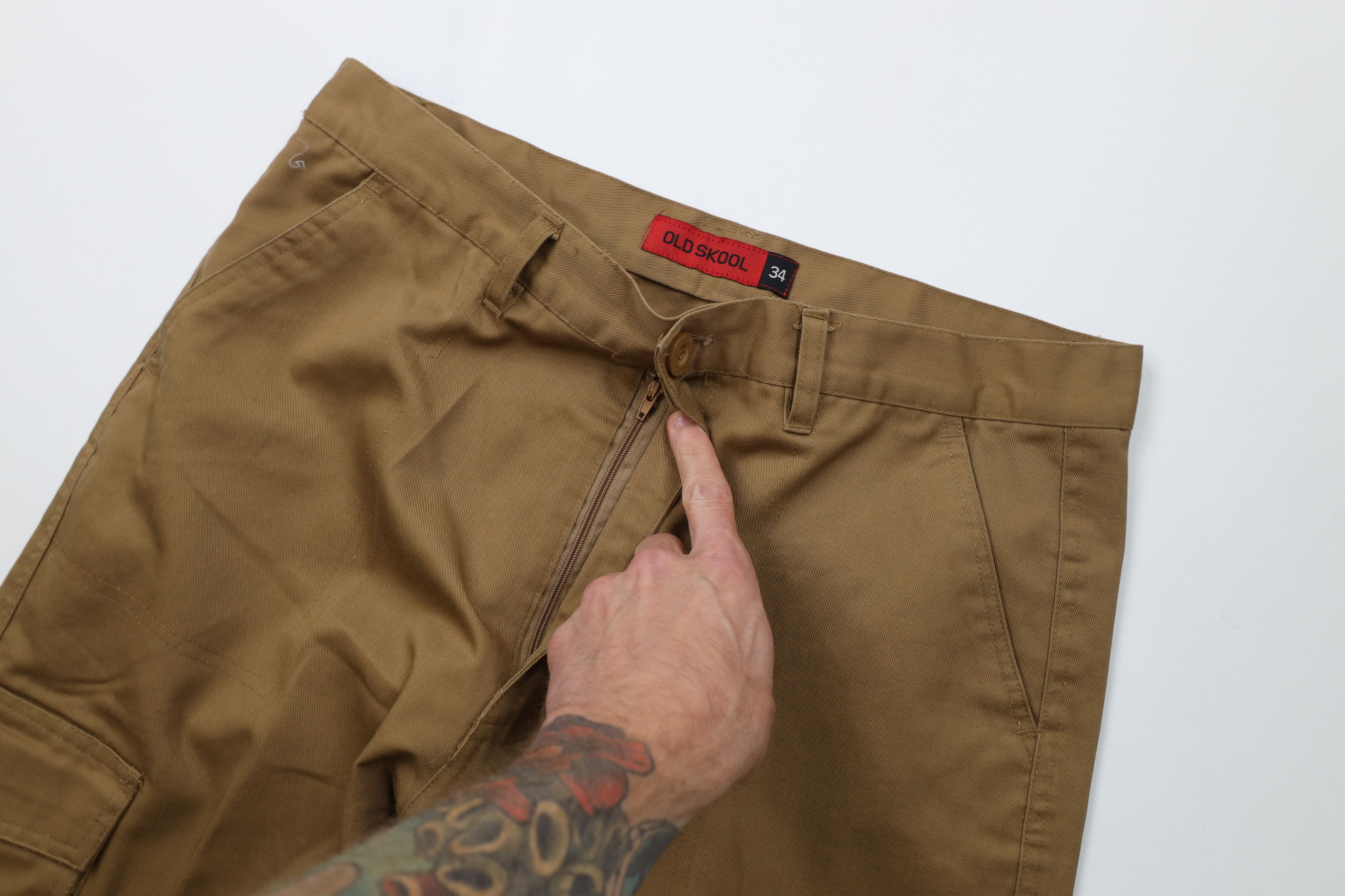 Vintage Vintage 90s Y2K Streetwear Wide Leg Skateboard Cargo Pants Size US 34 / EU 50 - 9 Thumbnail