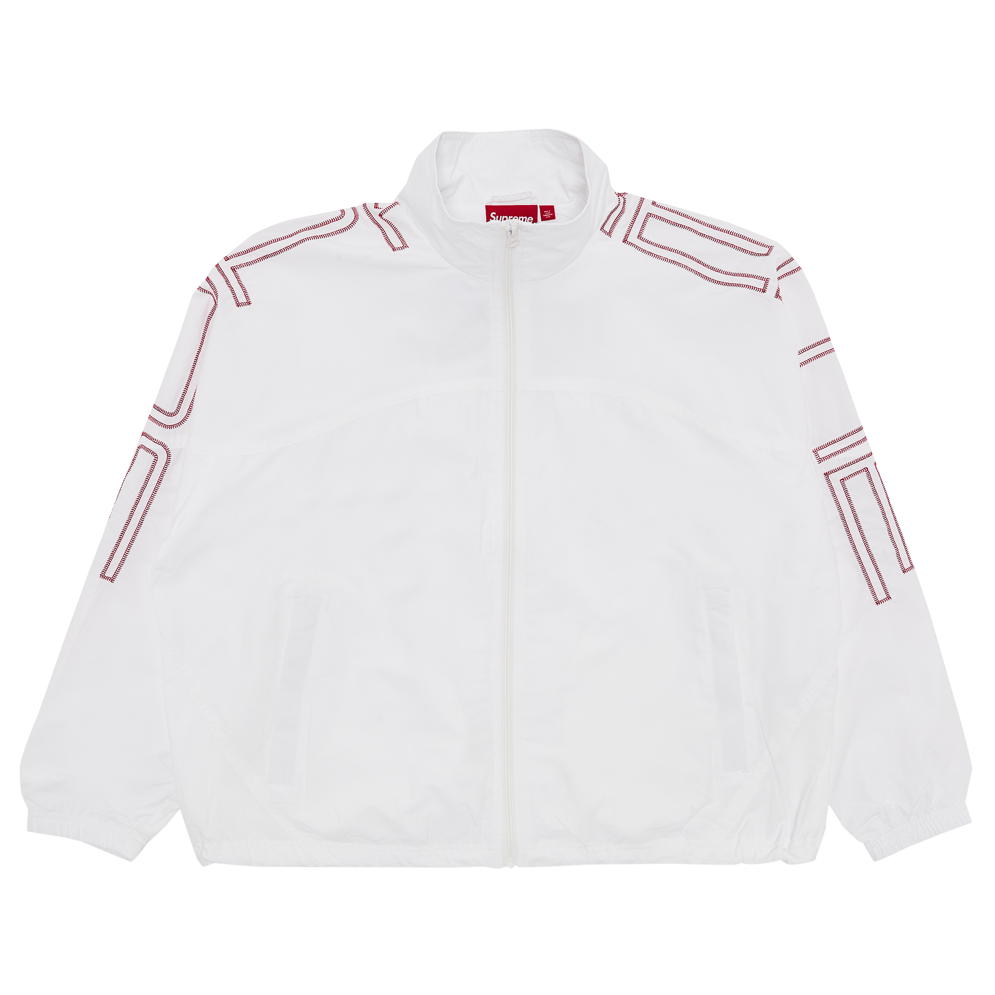 Supreme Supreme Old English Track Jacket White | Grailed