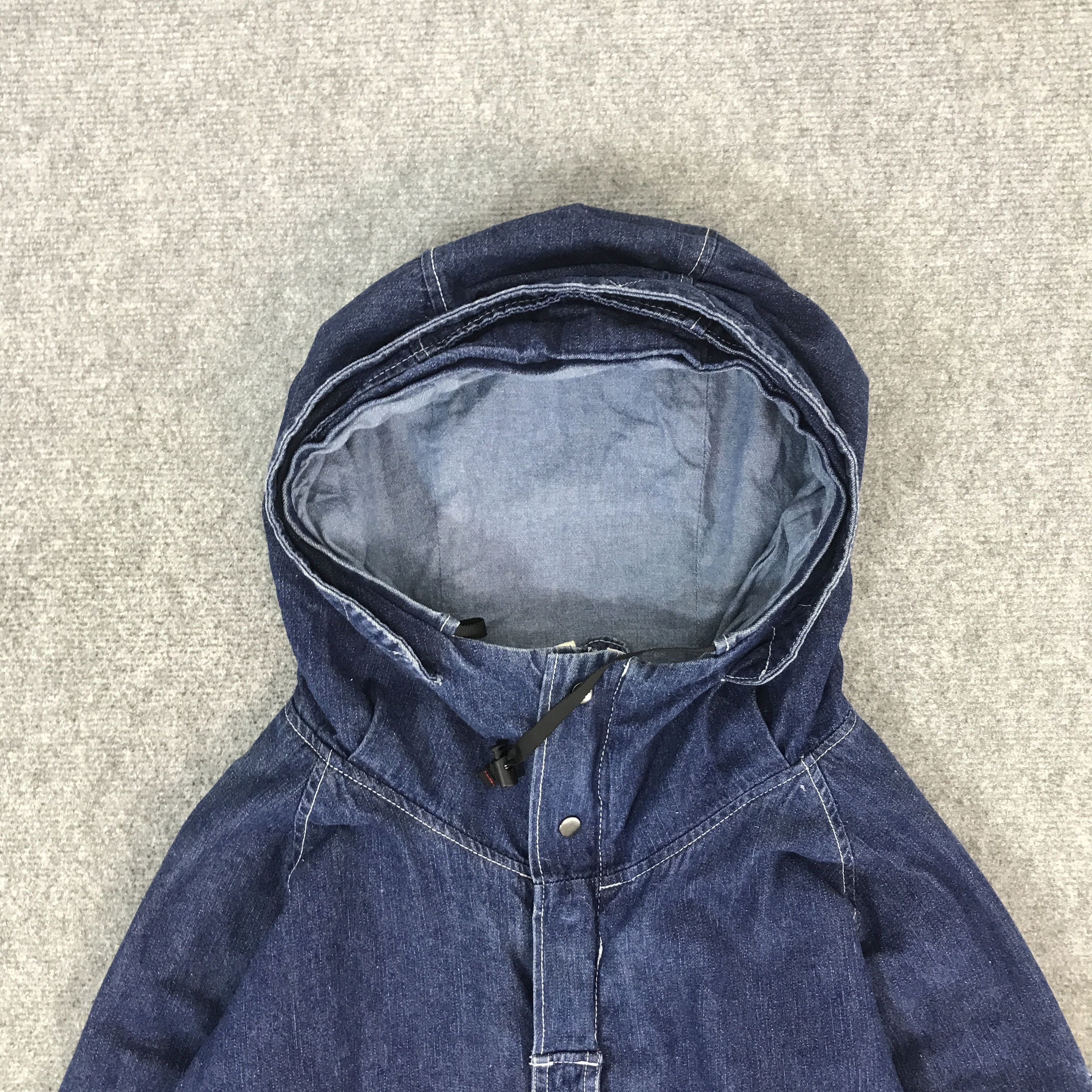 Japanese Brand JOEY FACTORY JAPAN STYLE DENIM HOODIES JACKET K69B5 Size US M / EU 48-50 / 2 - 2 Thumbnail