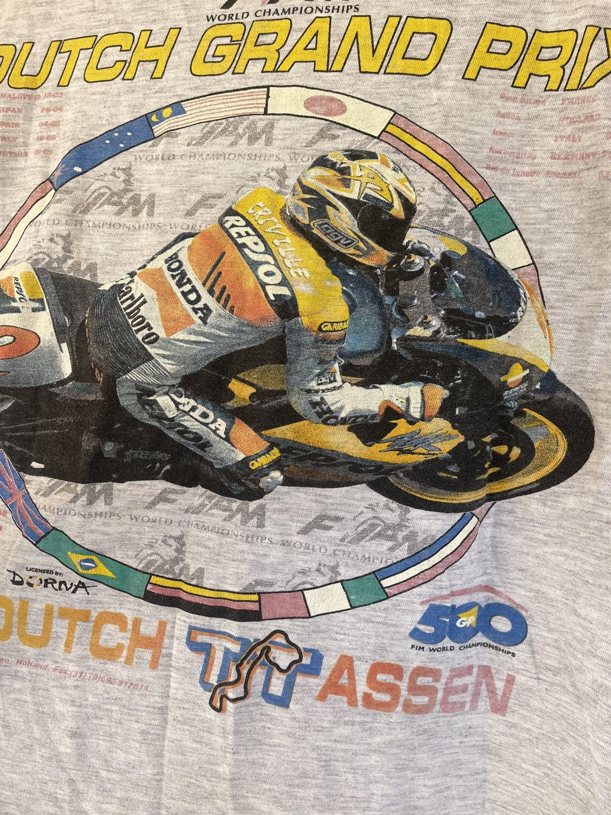 Vintage 1997 Moto TT Grand Prix Dutch World Championship Vintage tee Size US XL / EU 56 / 4 - 19 Thumbnail