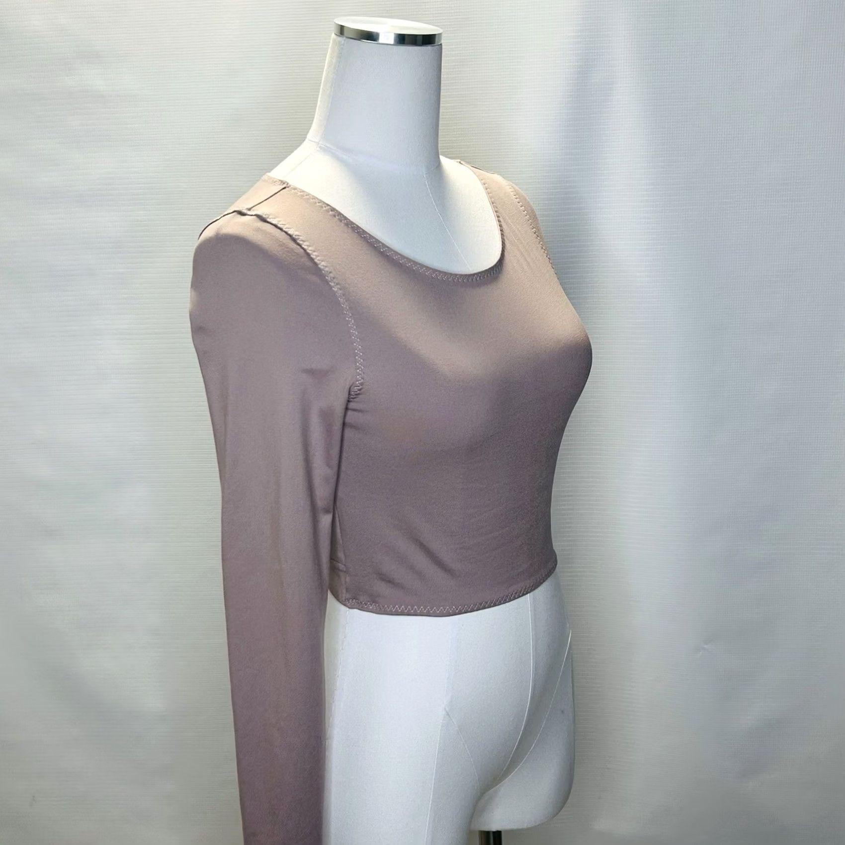 Free People Free People Womens Purple Very Prairie Layer Long Sleeve Crop Blouse XS Size XS / US 0-2 / IT 36-38 - 4 Thumbnail