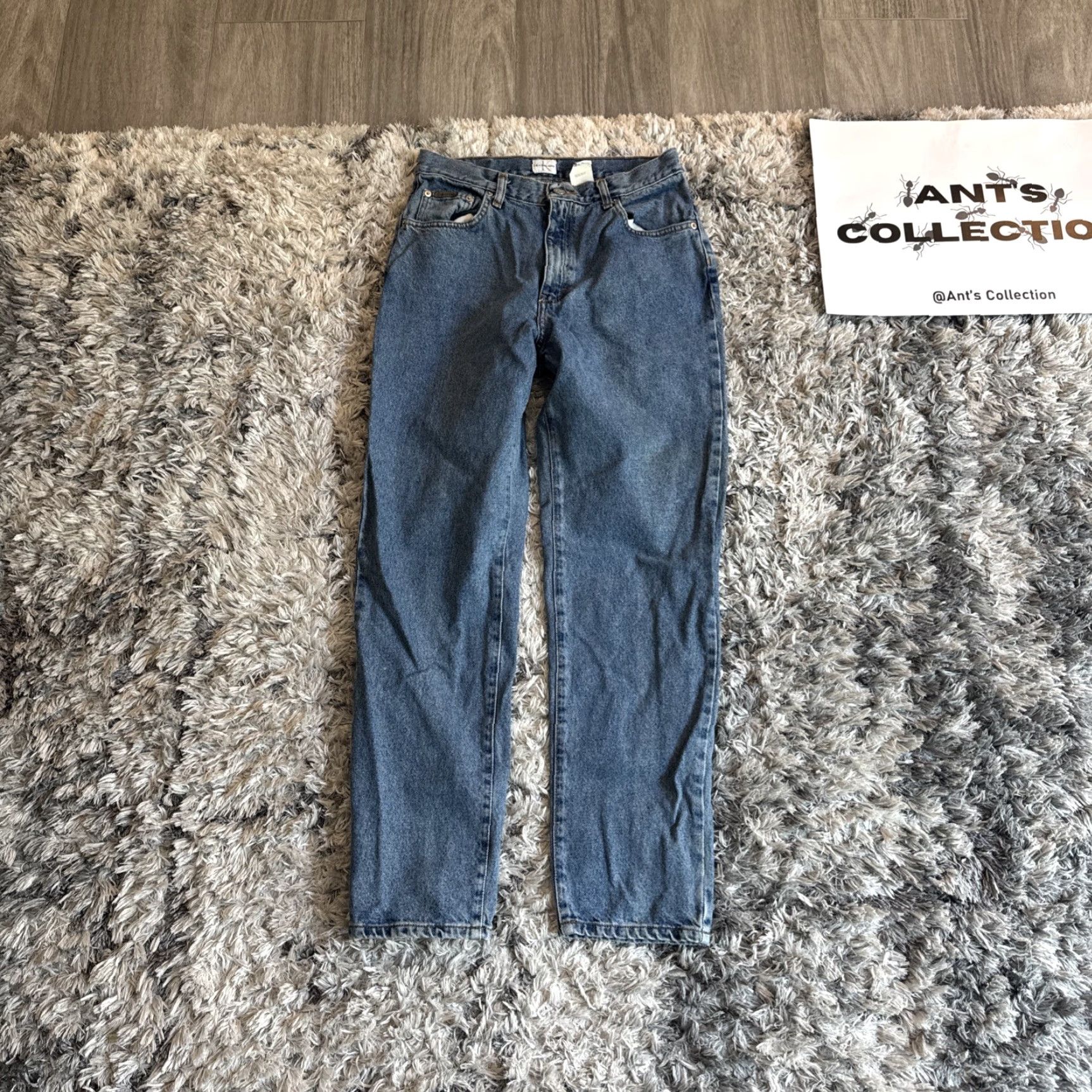 Calvin Klein VINTAGE Calvin Klein Jeans Women Denim Blue 12 29x29 Y2K Rare Tapered Size 34" / US 12 / IT 48 - 5 Thumbnail