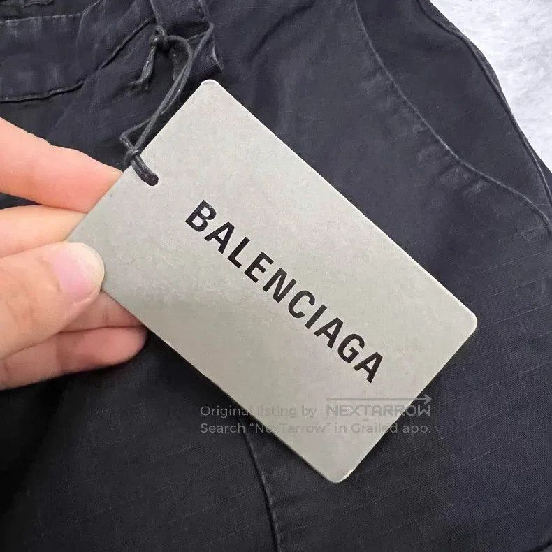 Balenciaga Balenciaga Black Flared Cargo Pants XS. Size US 26 / EU 42 - 5 Thumbnail