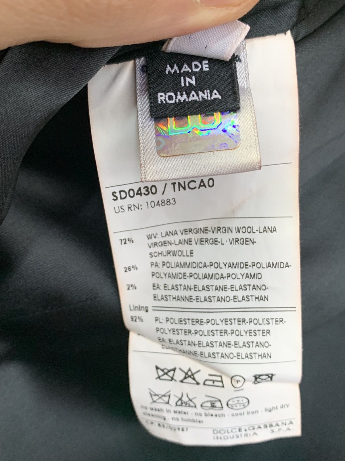 Dolce & Gabbana Dolce Gabbana Wool Mini Dress Dark Grey Size M / US 6-8 / IT 42-44 - 9 Thumbnail