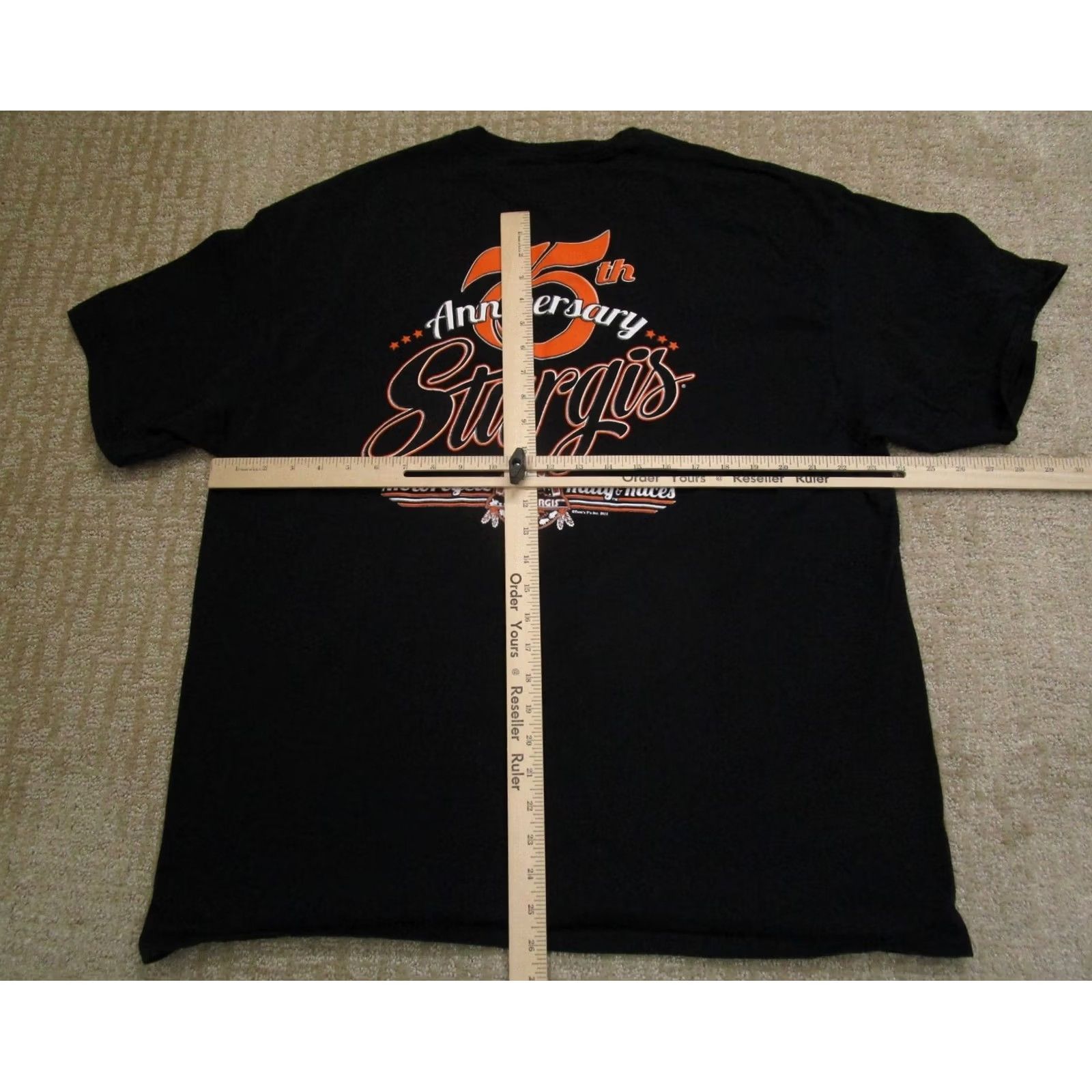 Vintage Sturgis Shirt Men XXL Black Short Sleeve Motorcycle Anniversary Rally Black Hill Shirt Mens 2XL Black Graphic Print Size US XXL / EU 58 / 5 - 6 Thumbnail