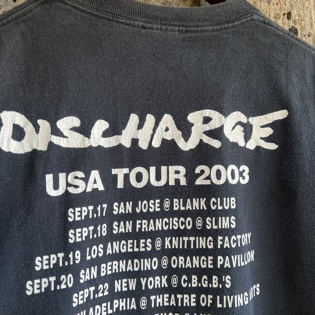 Band Tees VTG 2003 Discharge Fight Back USA Tour Tee Shirt Punk Size US L / EU 52-54 / 3 - 7 Thumbnail