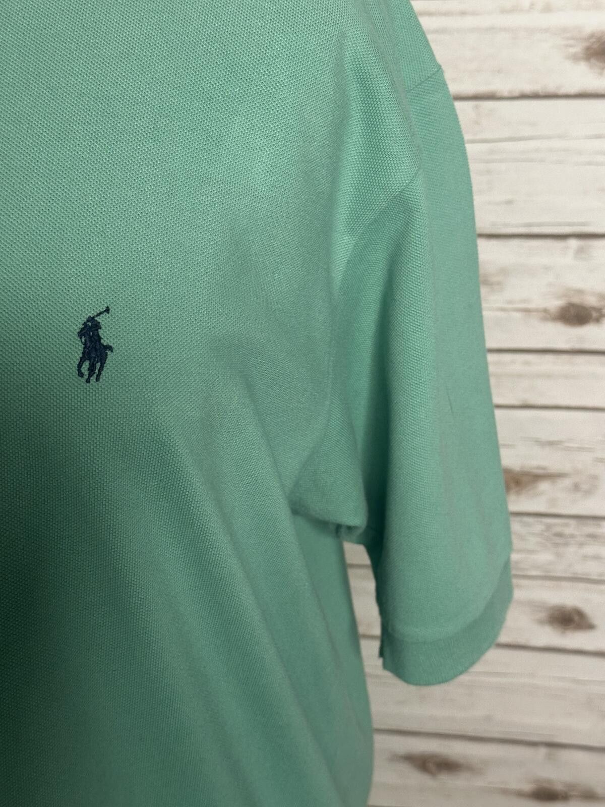 Polo Ralph Lauren Polo Ralph Lauren green cotton short sleeve polo shirt XXL Size US XXL / EU 58 / 5 - 4 Thumbnail