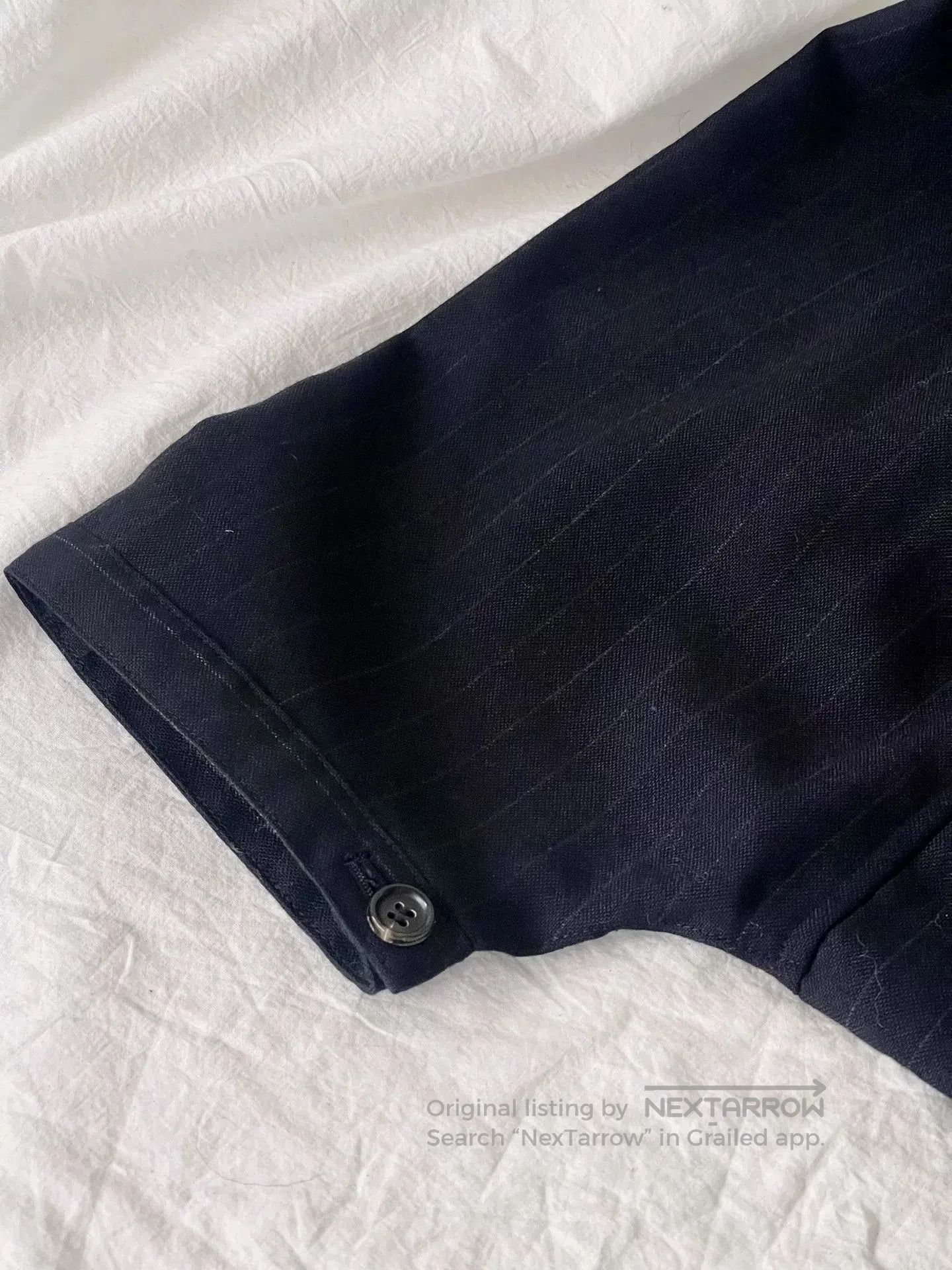 Comme des Garcons Comme des Garçons Striped Wool Drop-Crotch Pants. Size 28" / US 6 / IT 42 - 8 Thumbnail