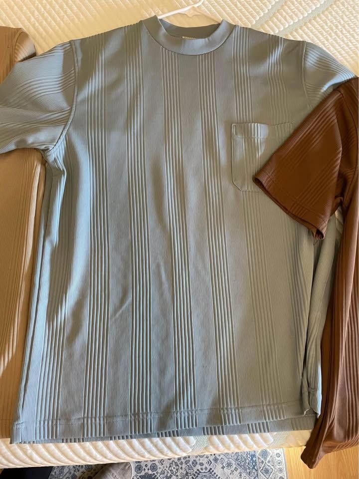 Designer Set of 3 VTG Mens Haband Dressy Tshirts Size ONE SIZE - 4 Thumbnail