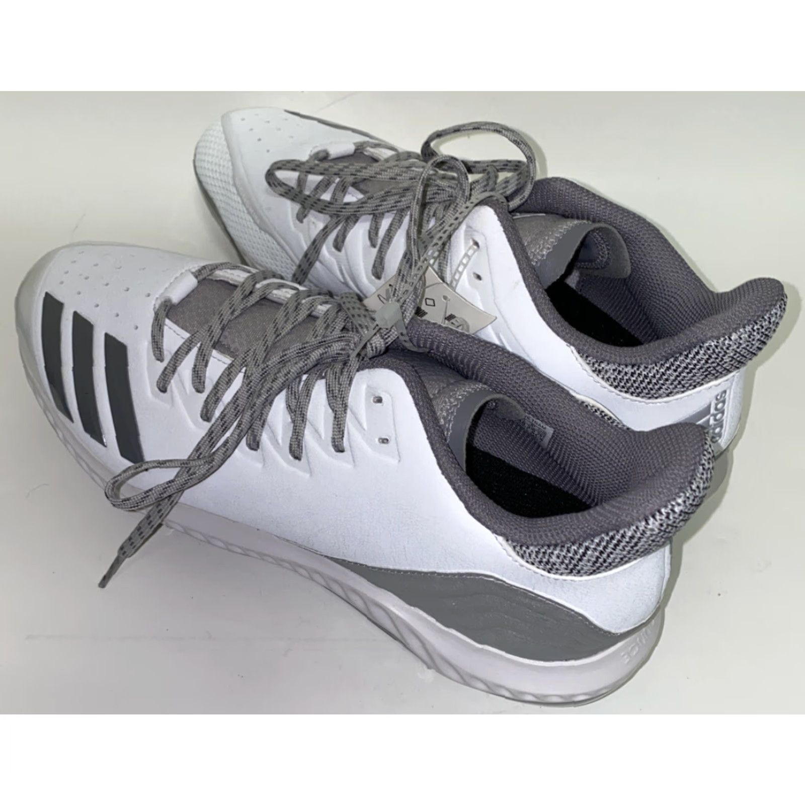Adidas Adidas SPG 753001 Baseball Softball Cleats Men's Size 13 White Silver Size US 15 / EU 48 - 2 Thumbnail