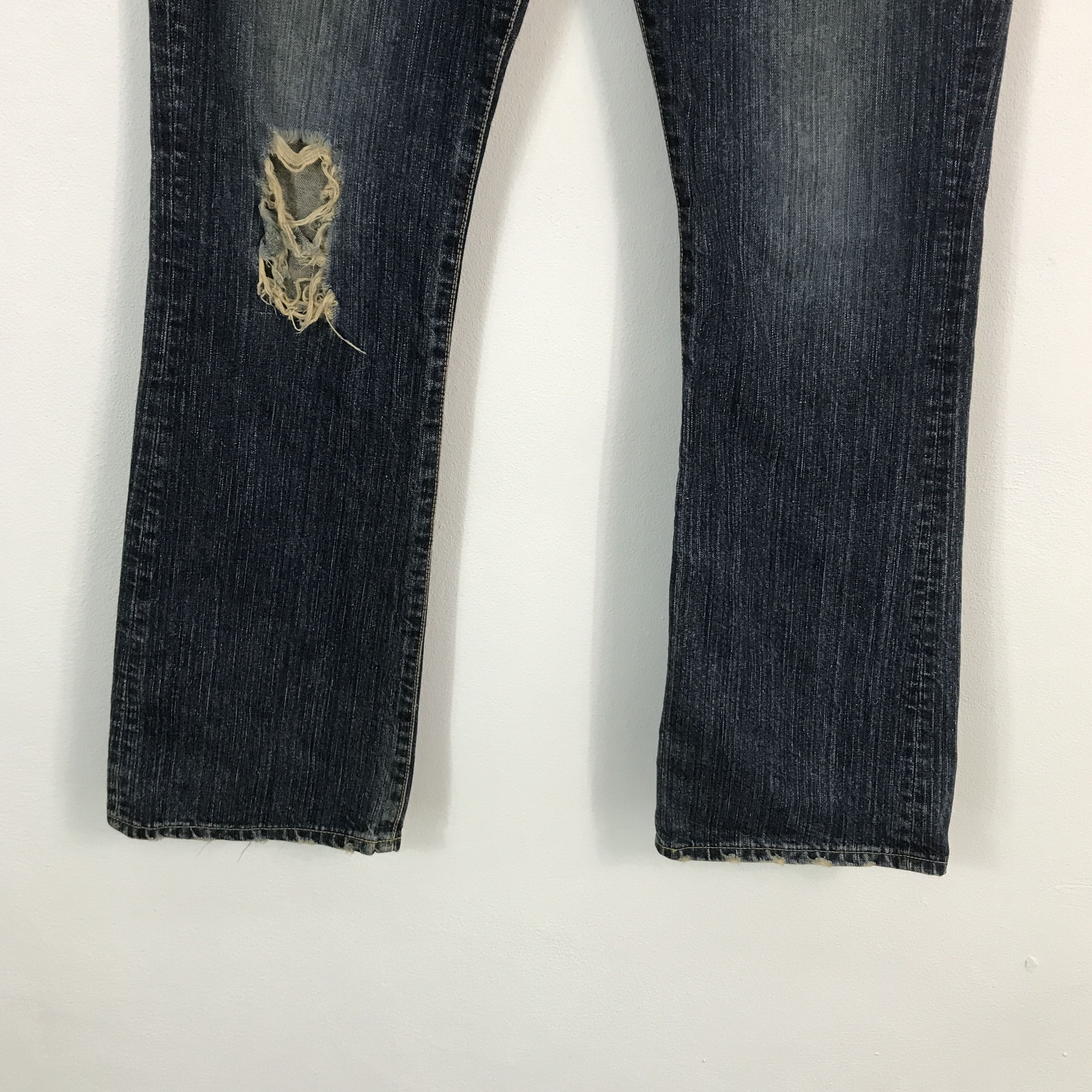 Edwin × Japanese Brand Flared edwin Japan bootcut distressed jeans Size US 34 / EU 50 - 4 Thumbnail