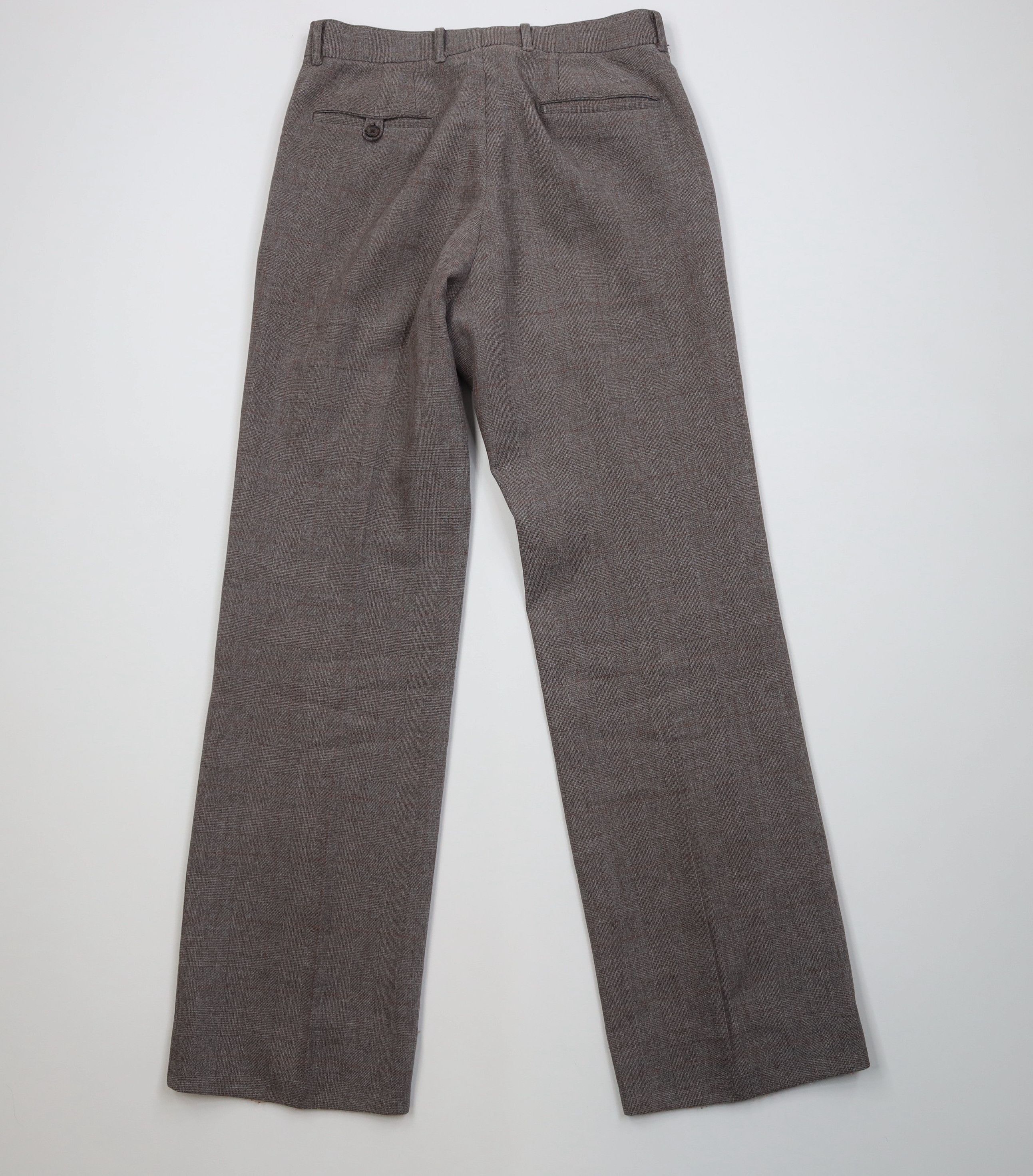 Levi's Vintage 70s Levis Wide Leg Chino Pants Trousers Plaid USA Size US 30 / EU 46 - 8 Thumbnail