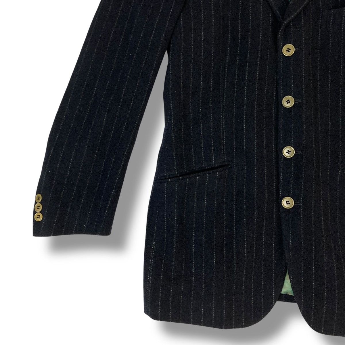 Paul Smith VINTAGE PAUL SMITH LONDON STRIPES WOOL BLAZER JACKET Size US M / EU 48-50 / 2 - 6 Thumbnail