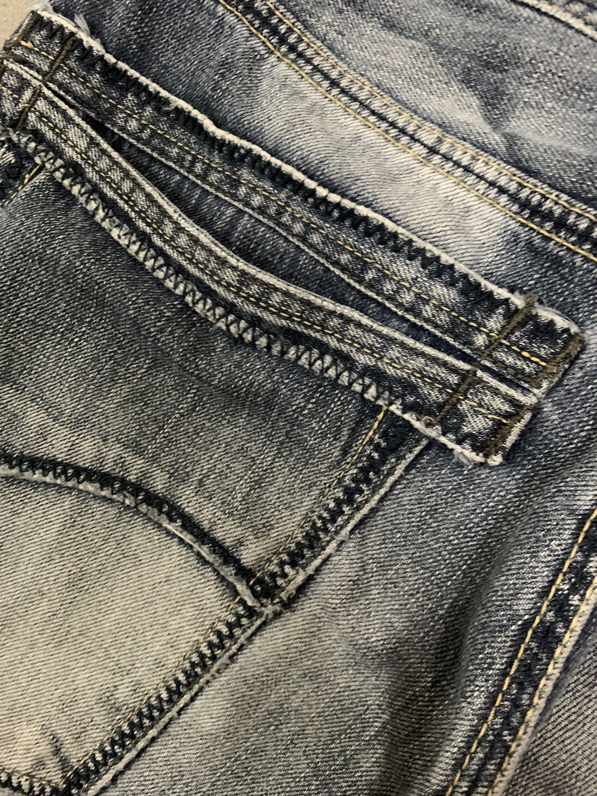 Japanese Brand Vintage Japanese Brand Aldelio Bootcut Distressed Jeans Size US 31 - 15 Thumbnail