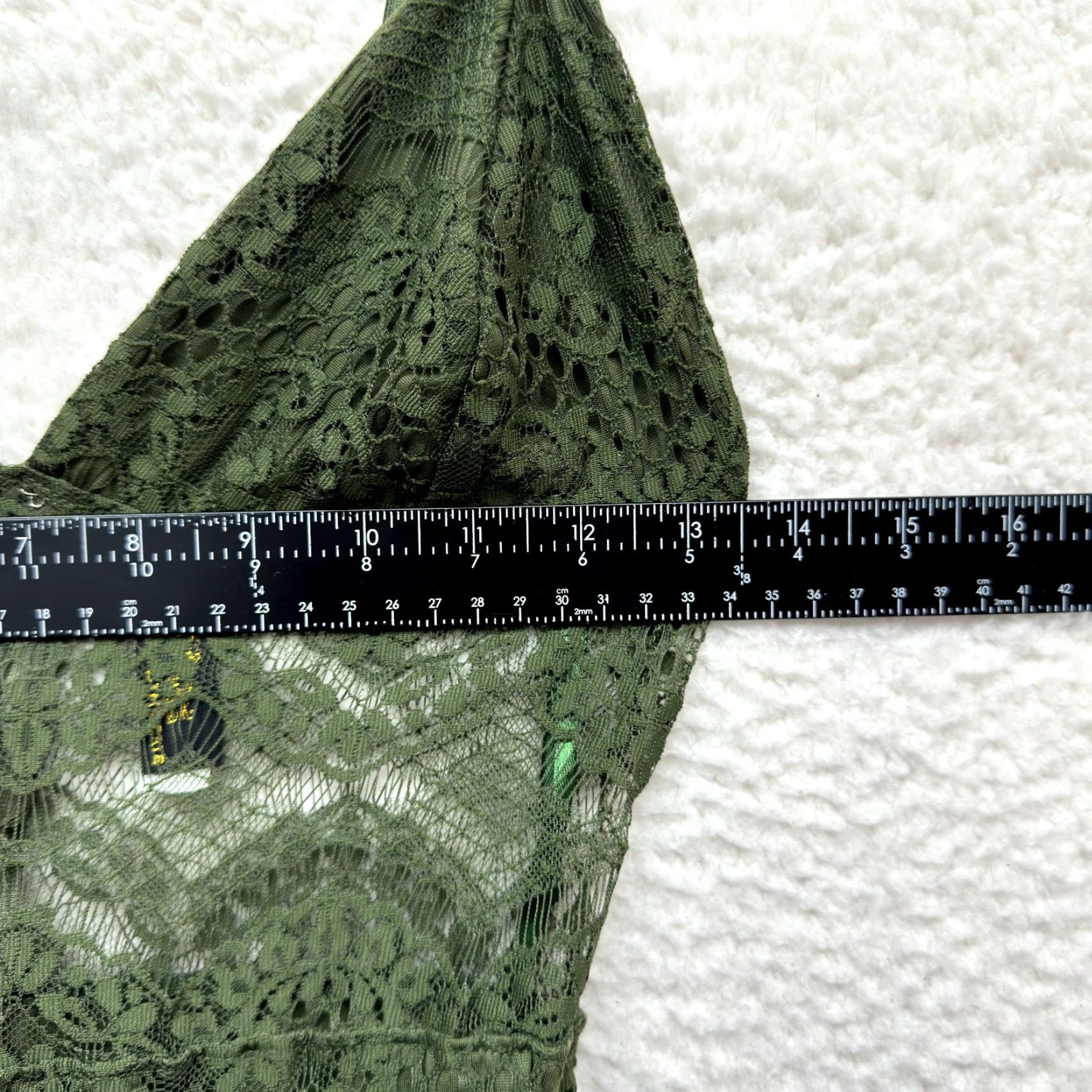 Vintage VINTAGE Just Sexy Jumpsuit Playsuit S Lace Green Full Length One Piece Lingerie S Mens Girls Womens Size 28" / US 6 / IT 42 - 4 Thumbnail