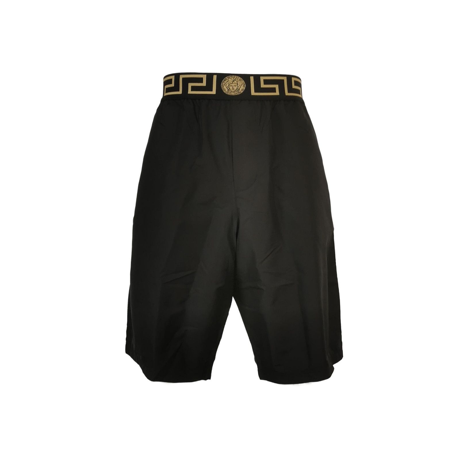 Versace Versace Black Medusa Greek Key Shorts M Size US 32 / EU 48 - 1 Thumbnail