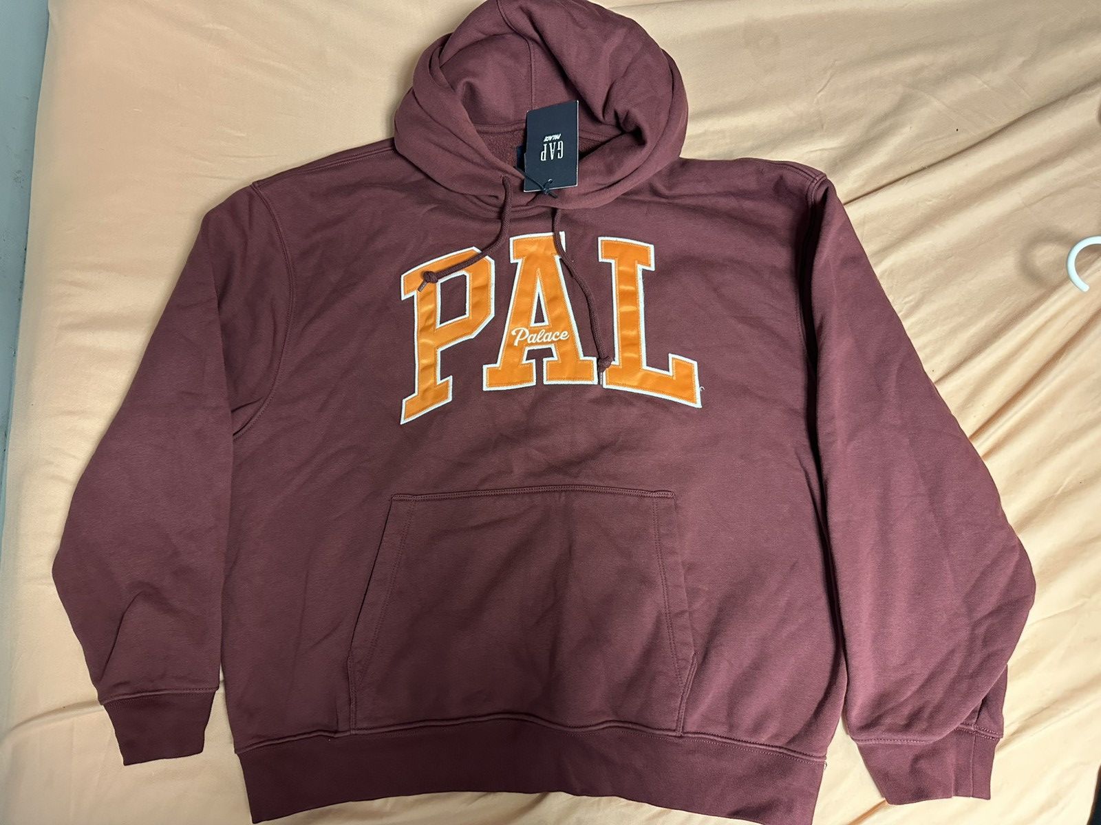 Gap × Palace Palace Gap collab hoodie burgundy | Grailed
