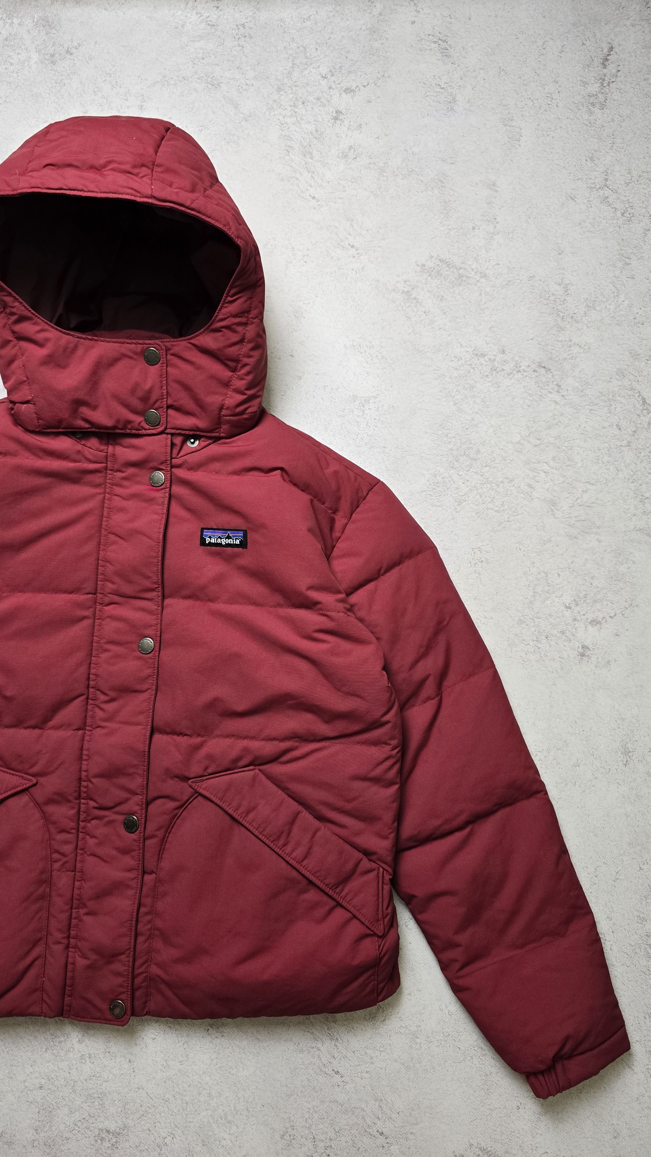 Patagonia Patagonia Hooded Down Puffer Jacket Cropped Winter Coat Size S / US 4 / IT 40 - 9 Thumbnail