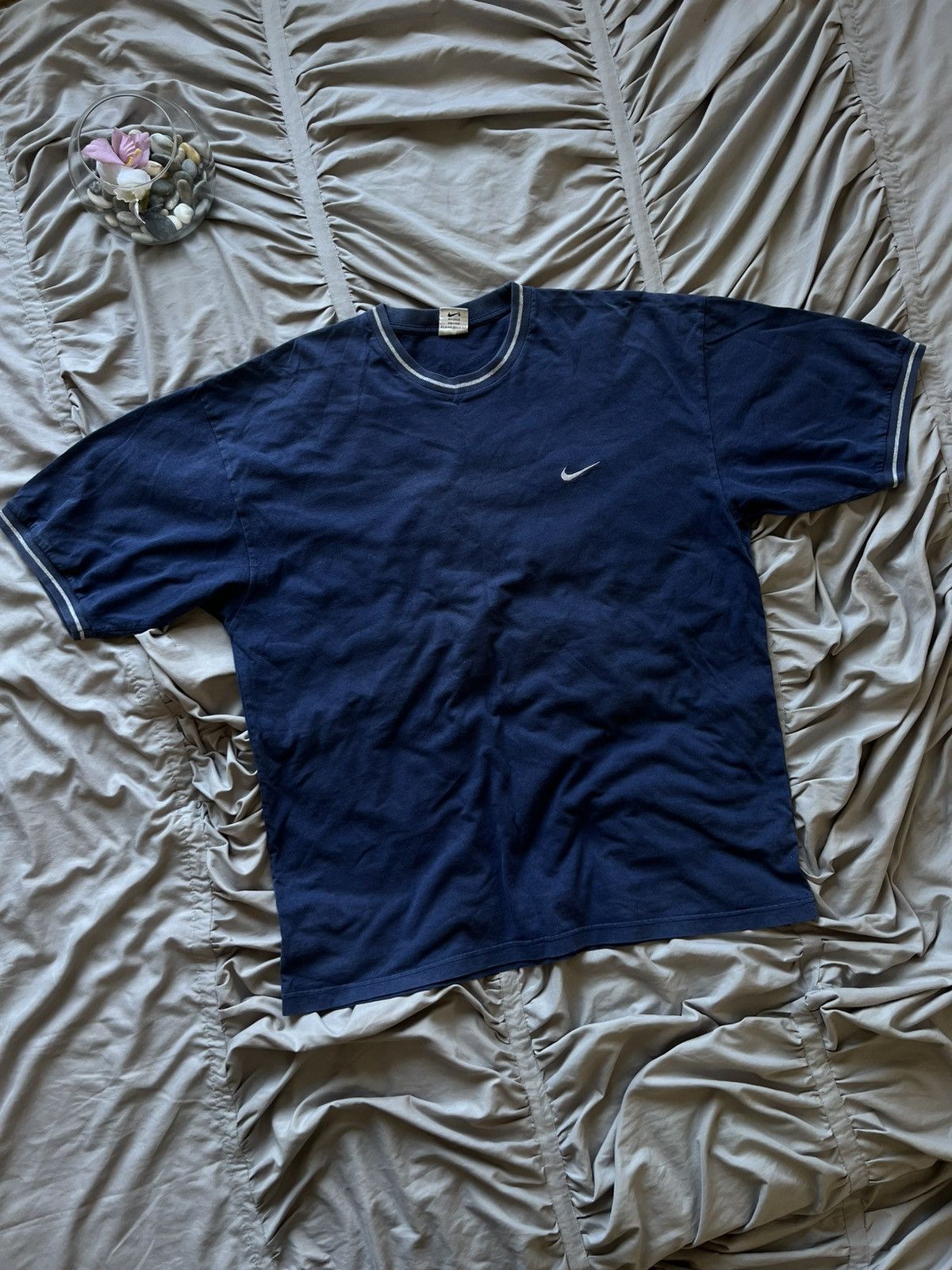 Nike Vintage T Shirt Nike Faded Streetwear OG Swoosh Boxy Fit XL Size US XL / EU 56 / 4 - 1 Thumbnail