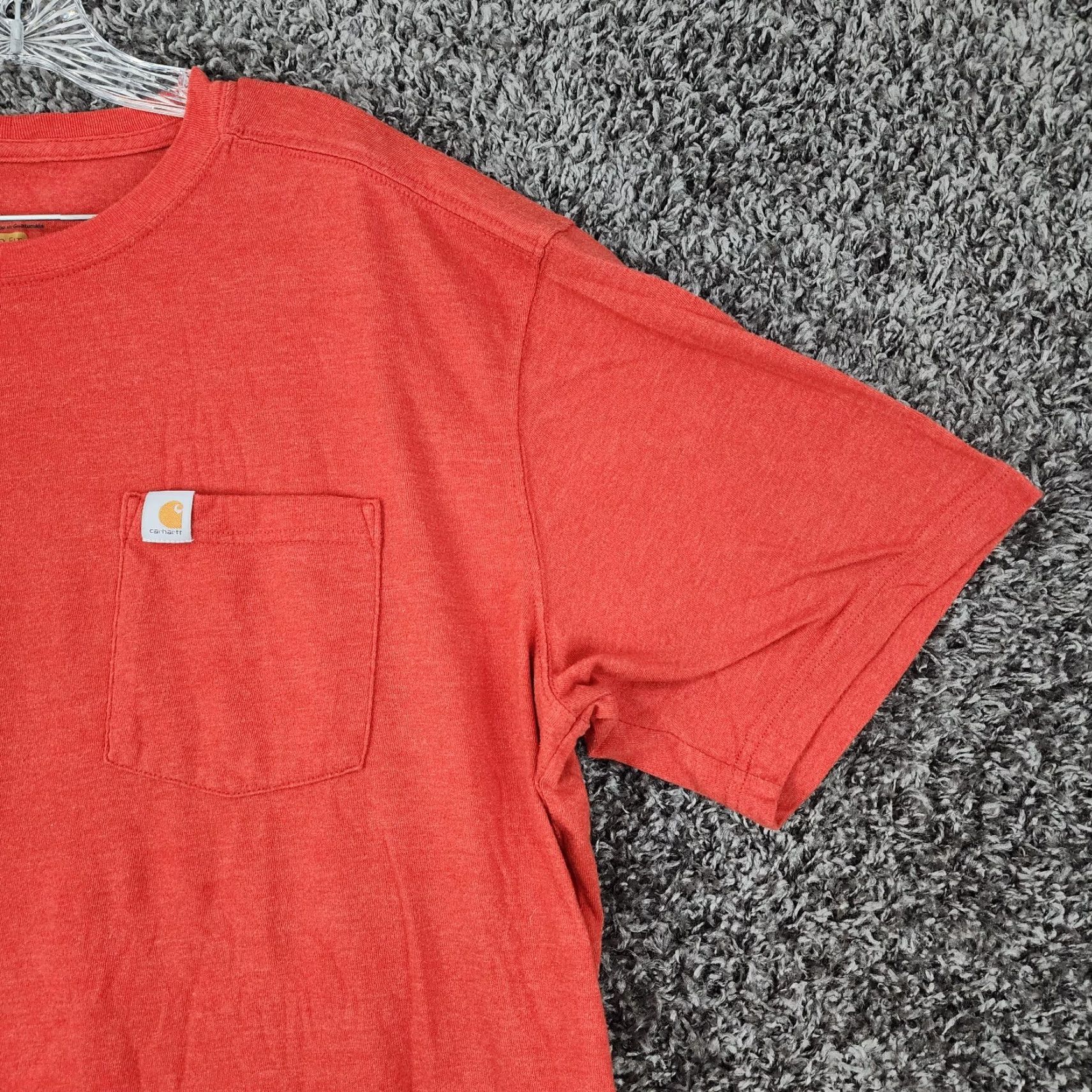 Carhartt Carhartt T-Shirt Mens Red Short Sleeve 2XL Relaxed Fit Regular Size Size US XXL / EU 58 / 5 - 2 Thumbnail