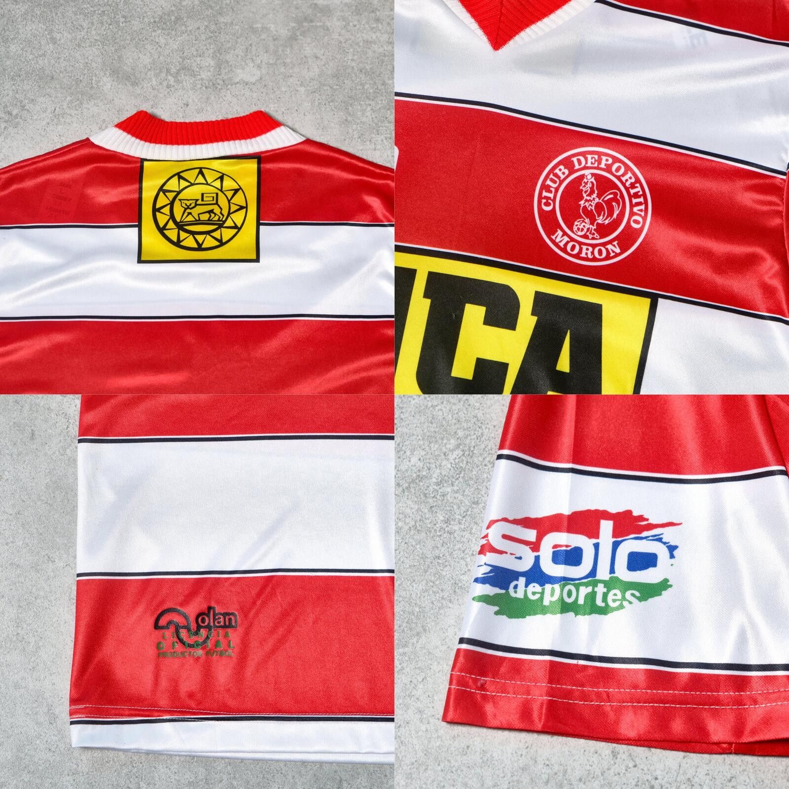 Valentino Orlandi 1995/96 Deportivo Morón (Argentina) Home Shirt Olan (L) Size US L / EU 52-54 / 3 - 5 Thumbnail